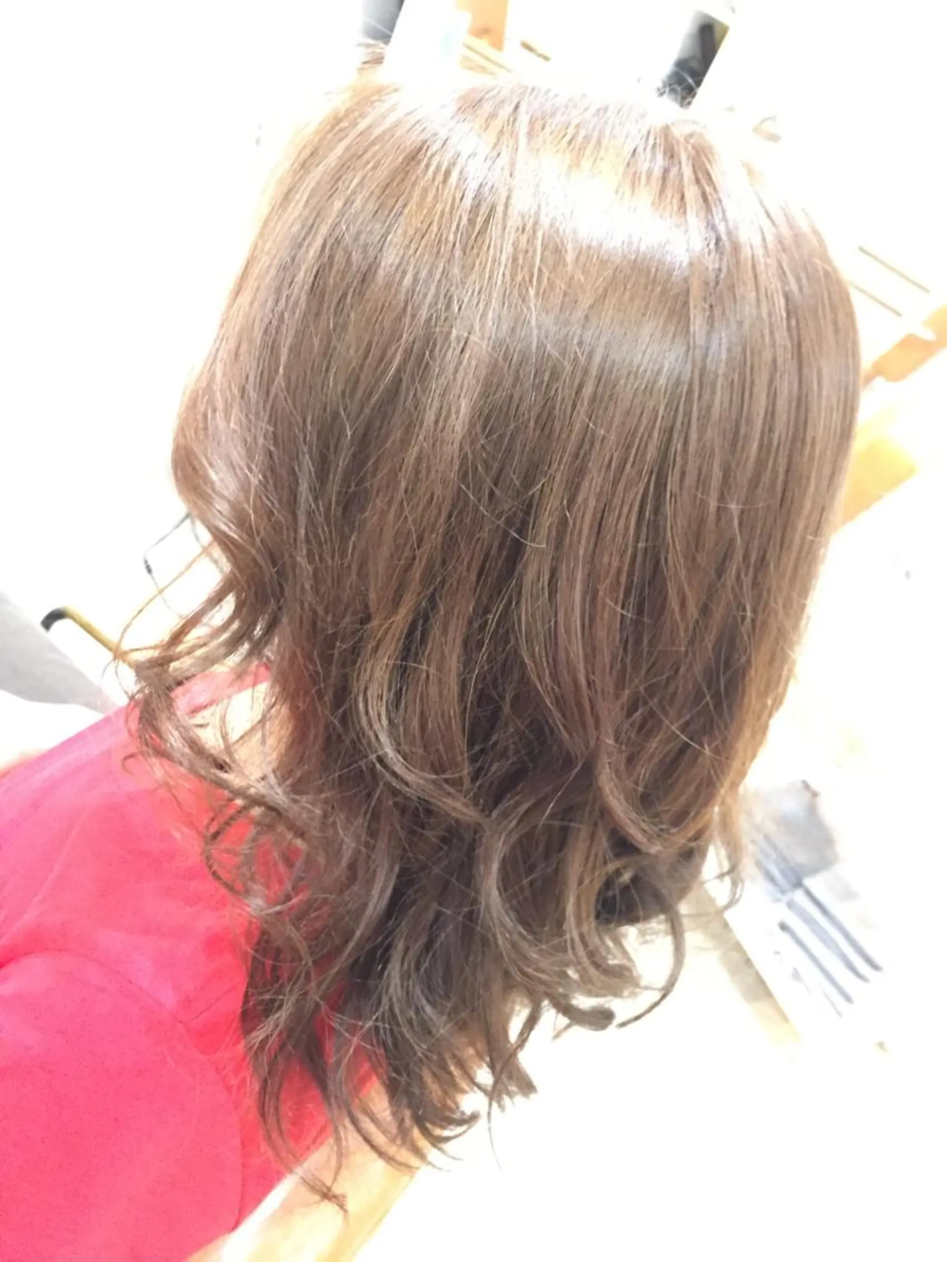 ミディアム カラー ダブルカラー ハイトーンカラー ヘアカラー 【AMANEQ】 yuka🦋のヘアスタイル