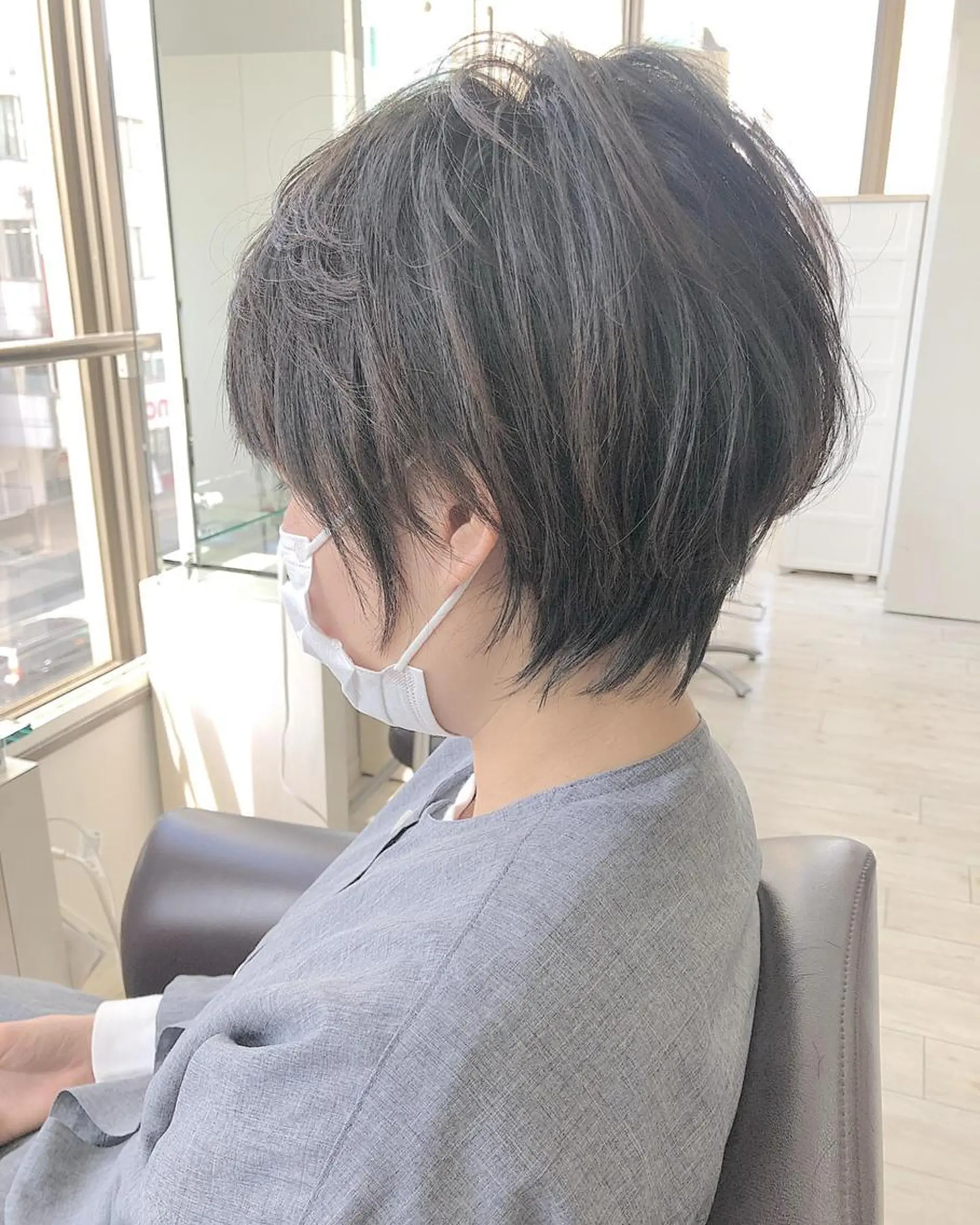 ショート カラー ショートボブ ハンサムショート インナーカラー オーガニックカラー ボブ favorite b Charmeのヘアスタイル