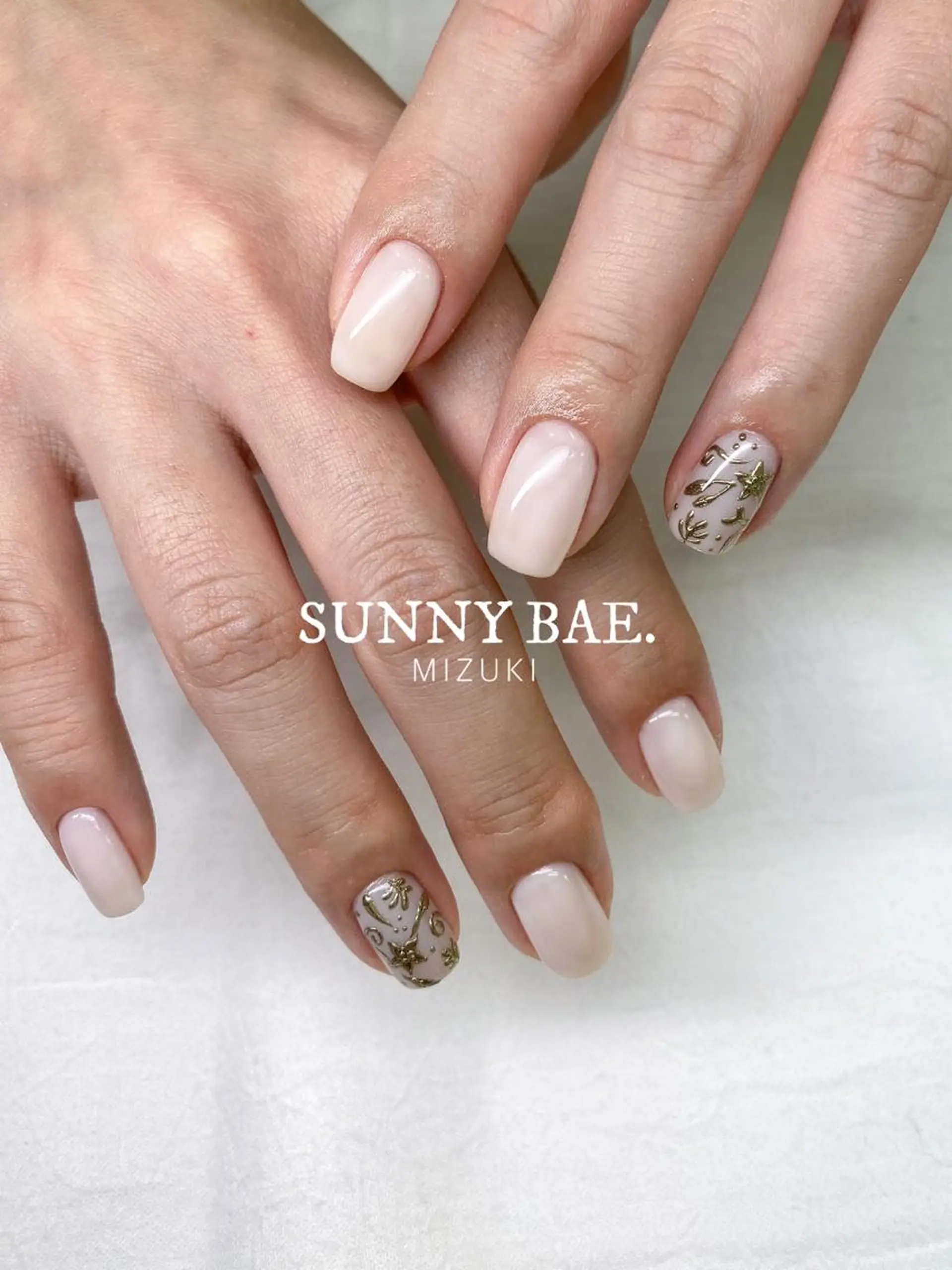 ネイル アートネイル ミラーネイル ハンドネイル SUNNY BAE. 🌼MIZUKIのネイルデザイン