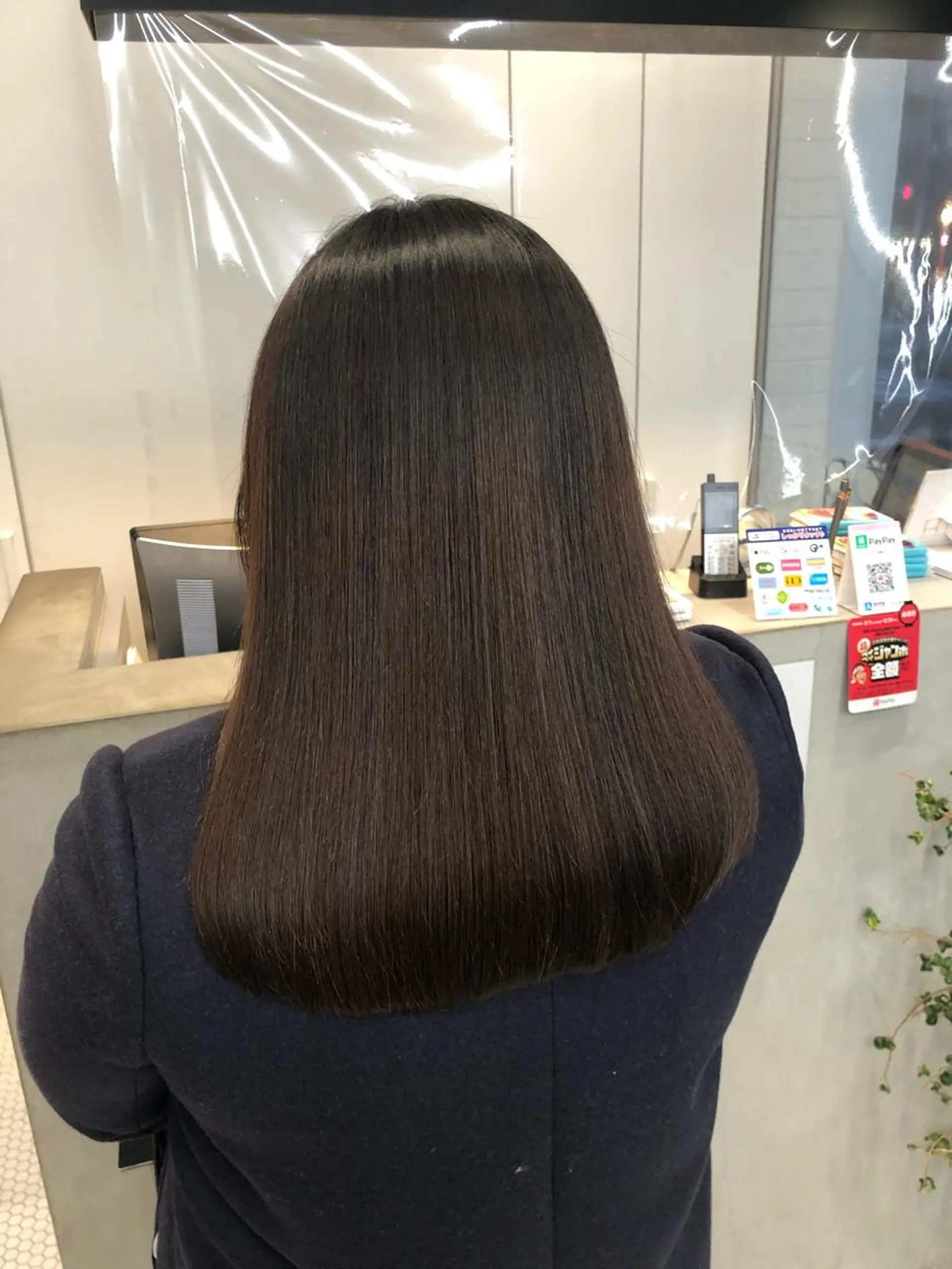 ミディアム ヘアカラー 縮毛矯正 トリートメント orme所属・【髪質改善特化･ 福田航洋】のヘアスタイル