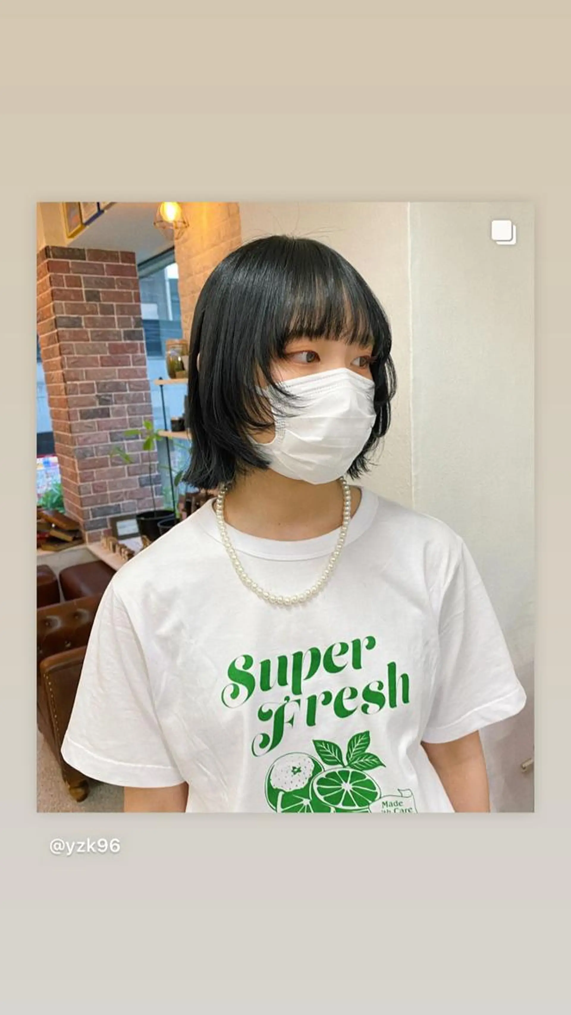 ショート カラー レイヤーウルフ エクステ磯部のヘアスタイル