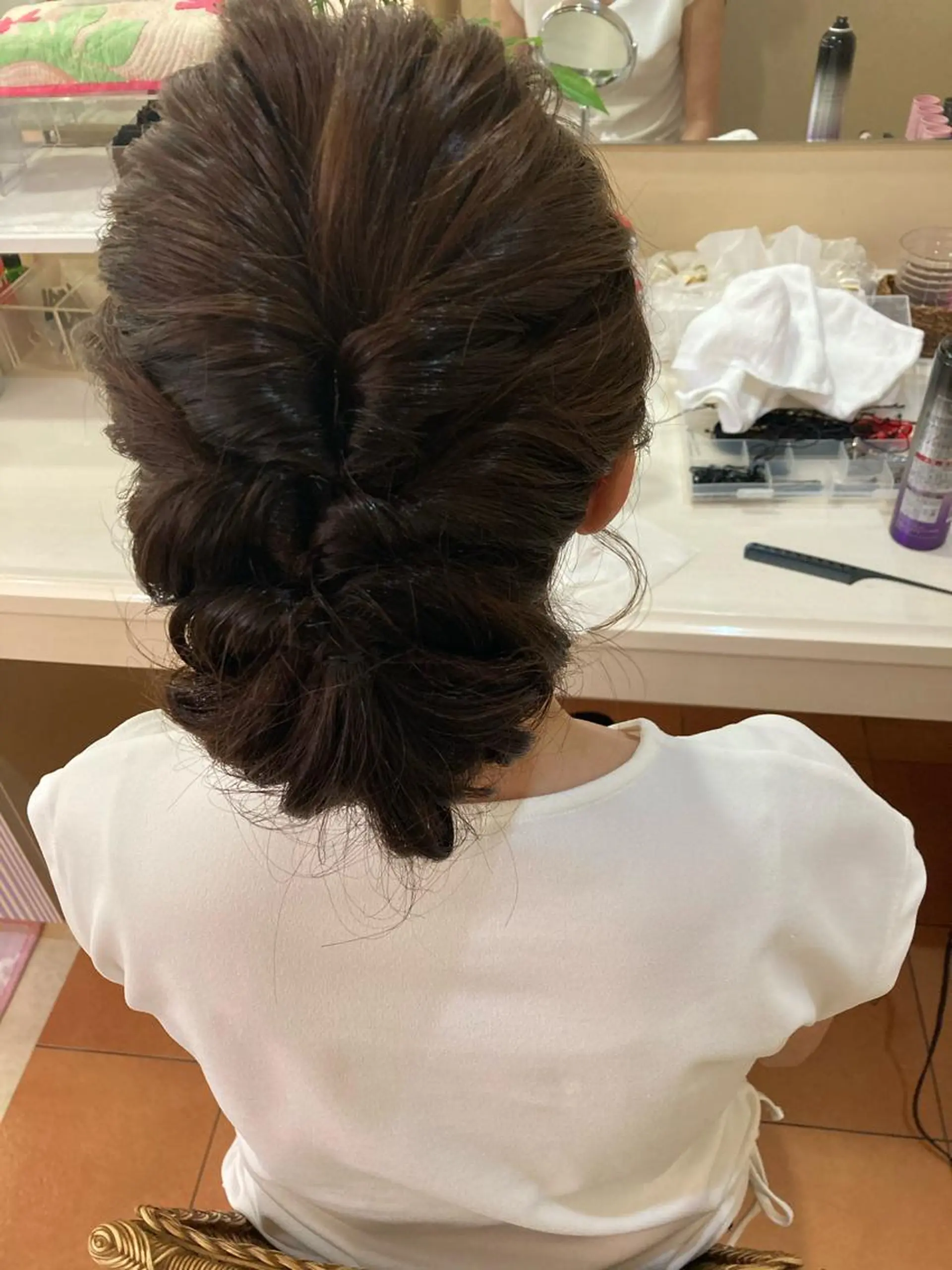 セミロング TECHRISE金山所属・ERIKO Tのヘアスタイル