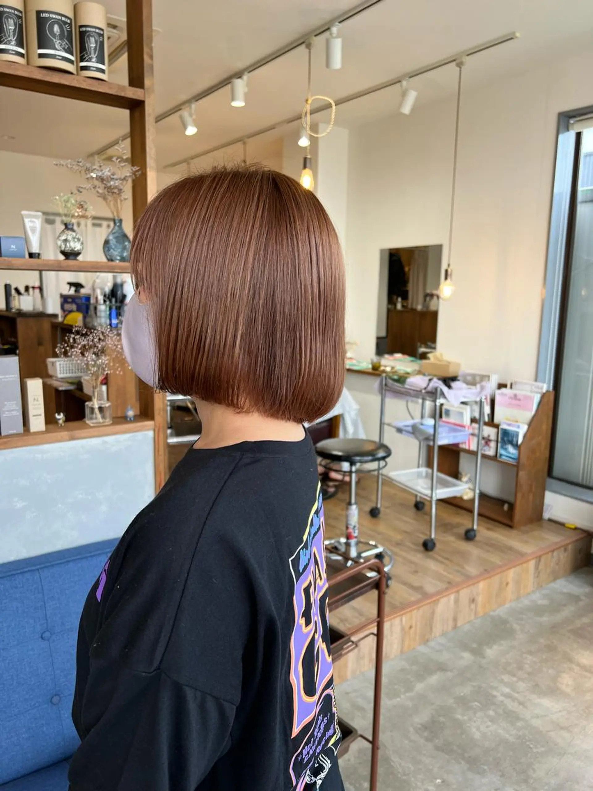 ショート ボブ カット TREASTAR所属・松永 真弥のヘアスタイル