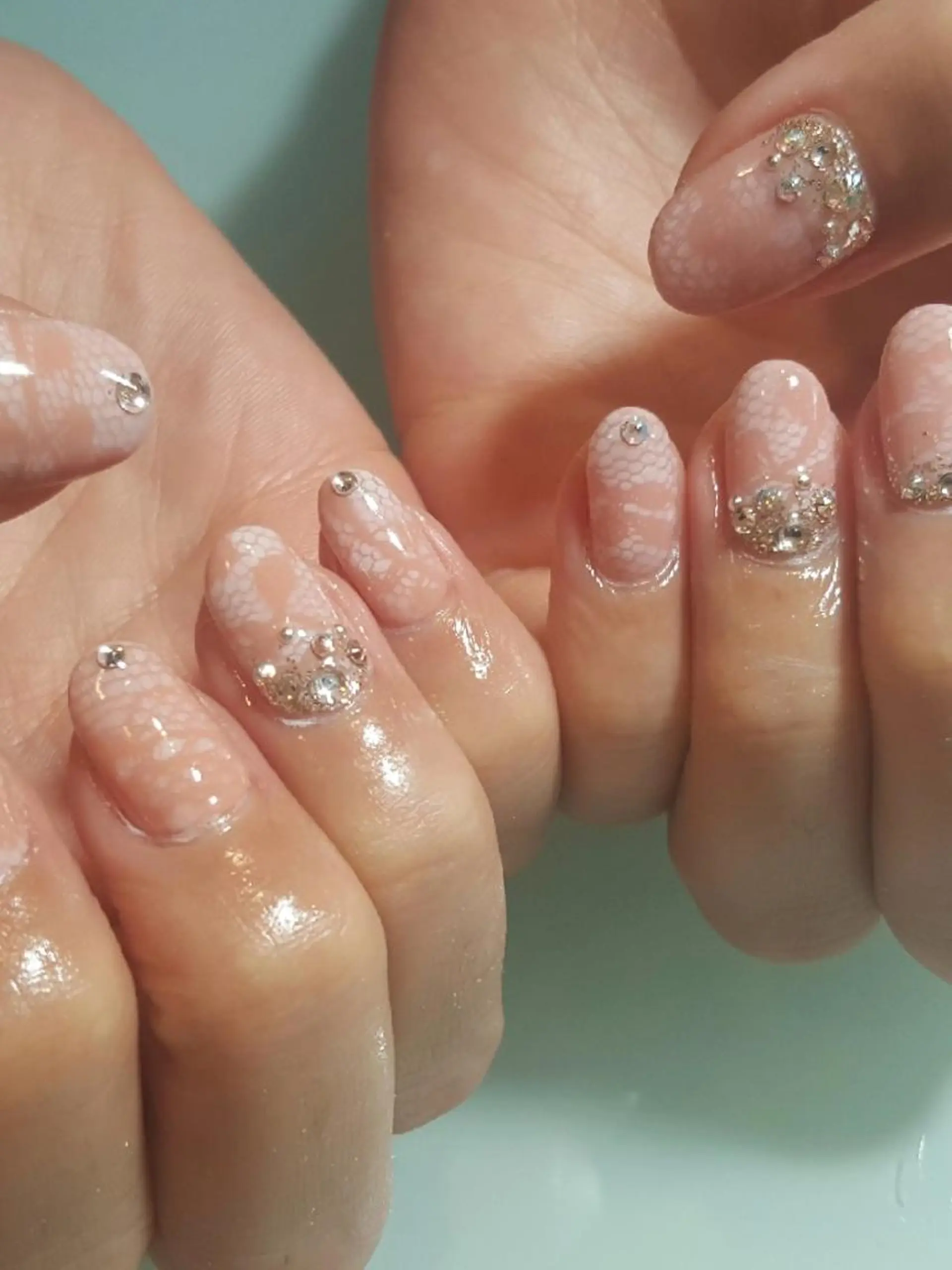 ネイル レース ブライダルネイル 人気エリア💖完全個室【ルリエ】所属・ネイルサロン Lelienルリエのネイルデザイン