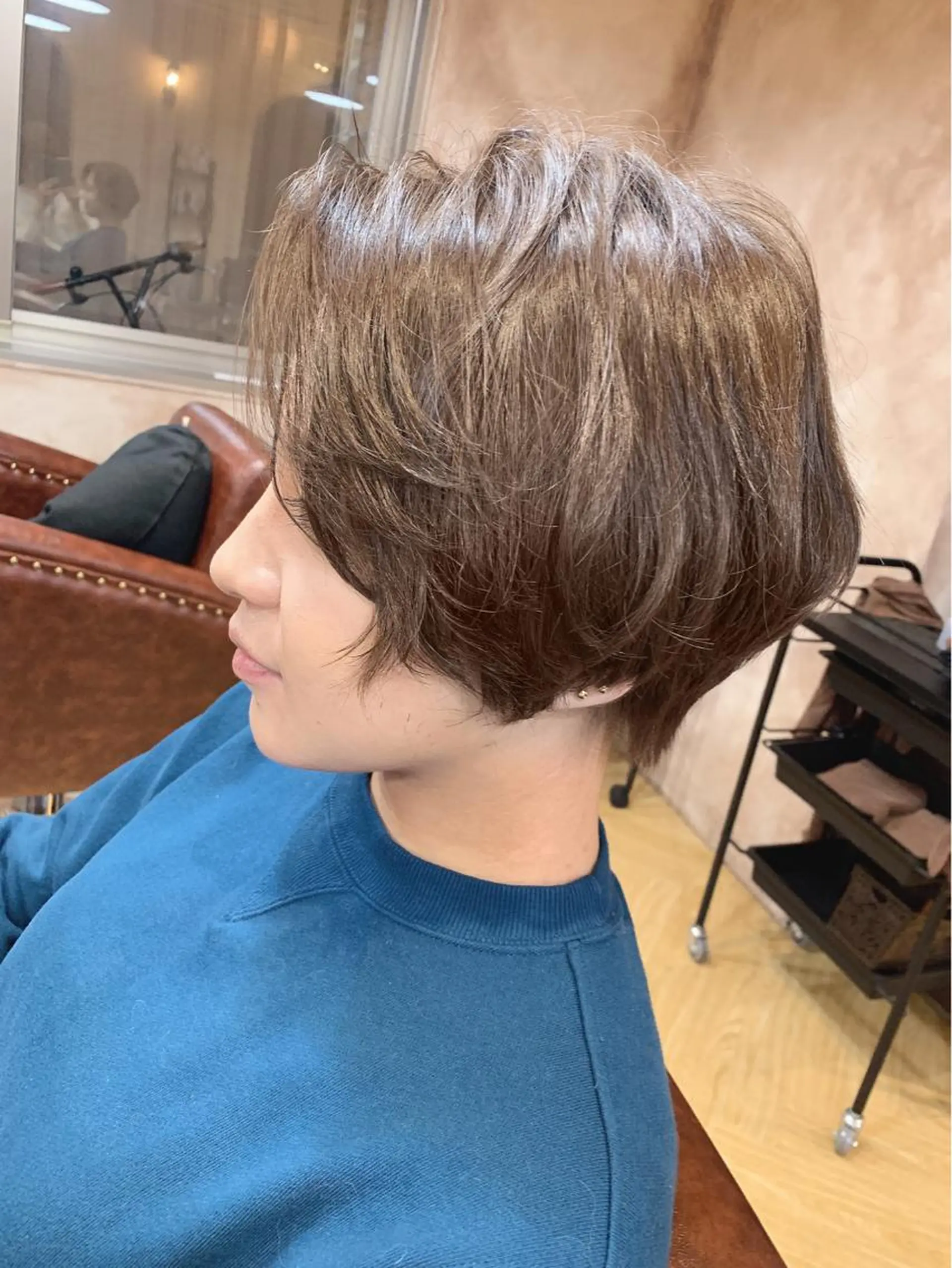ショート カラー 髪質改善＆韓国風 RINAのヘアスタイル