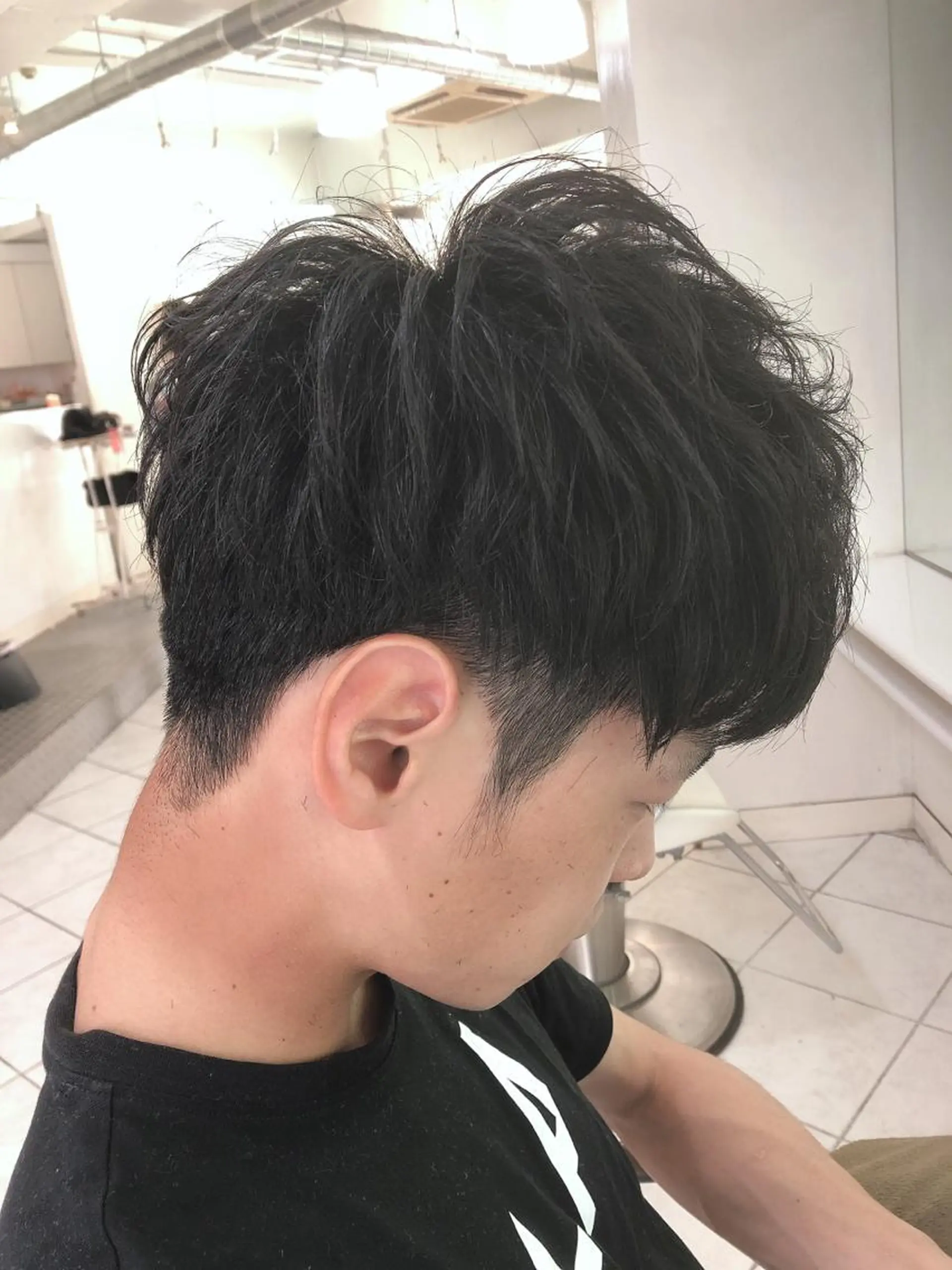 パーマ メンズ 保住 亮太のヘアスタイル