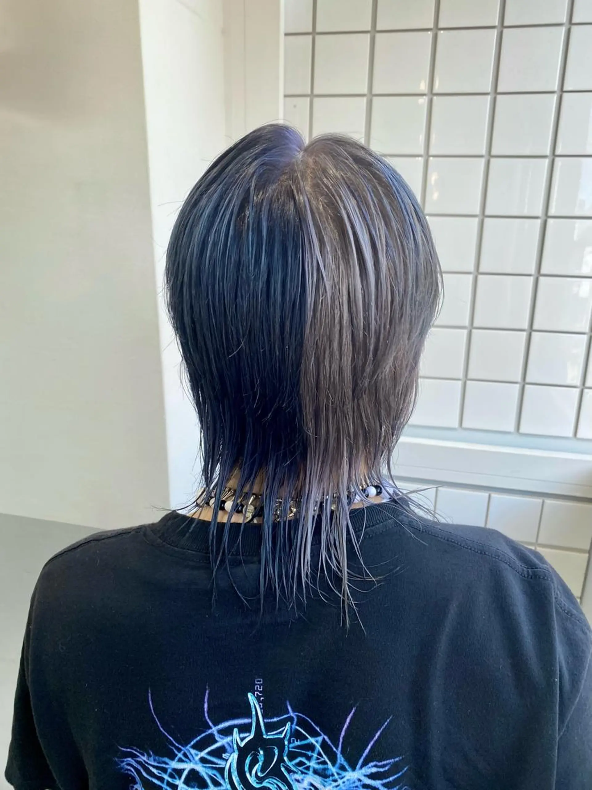 ミディアム カラー カワタ リュウセイのヘアスタイル