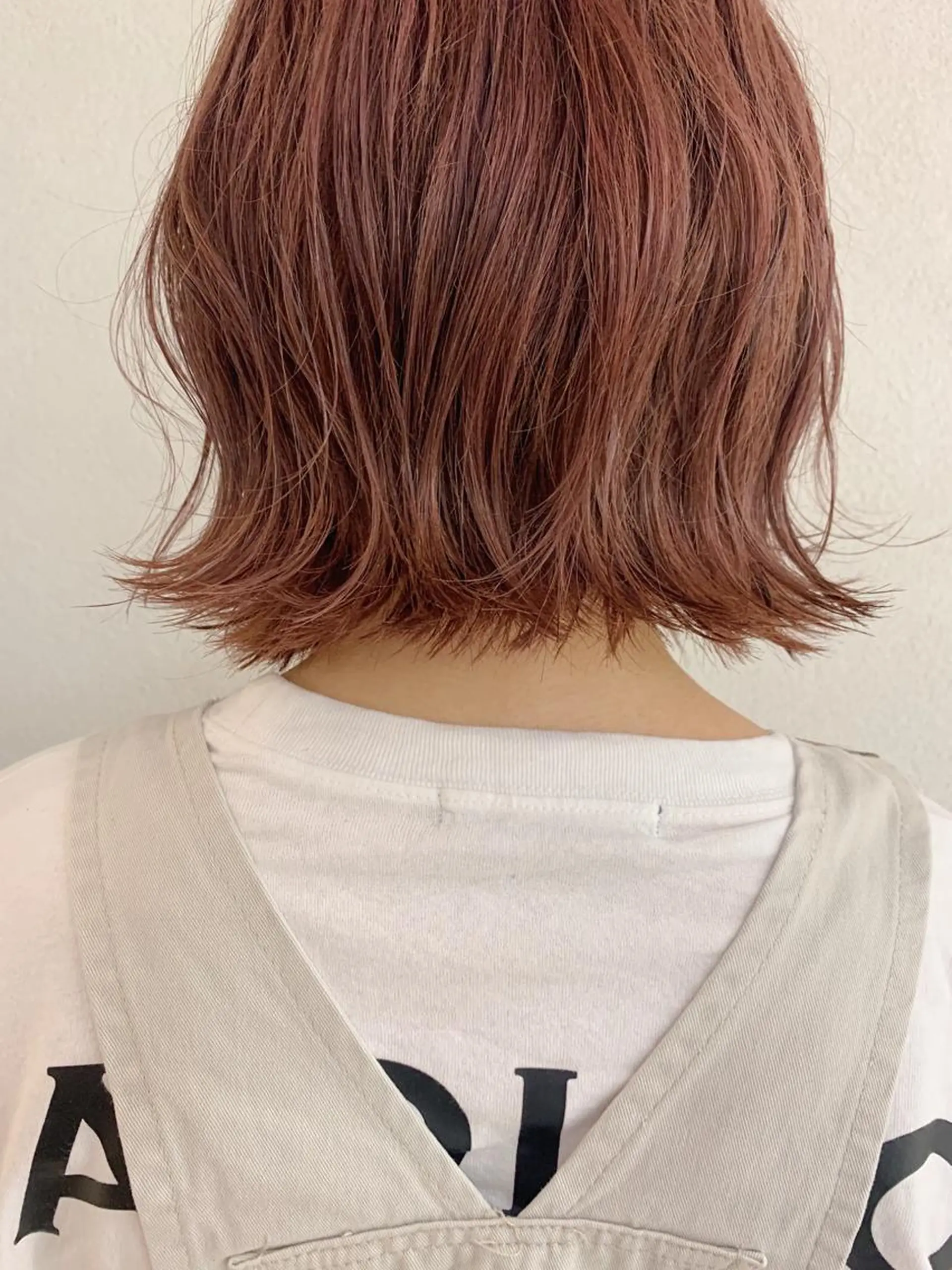 ミディアム カラー ブリーチ カット パーマ sakoda shunkiのヘアスタイル