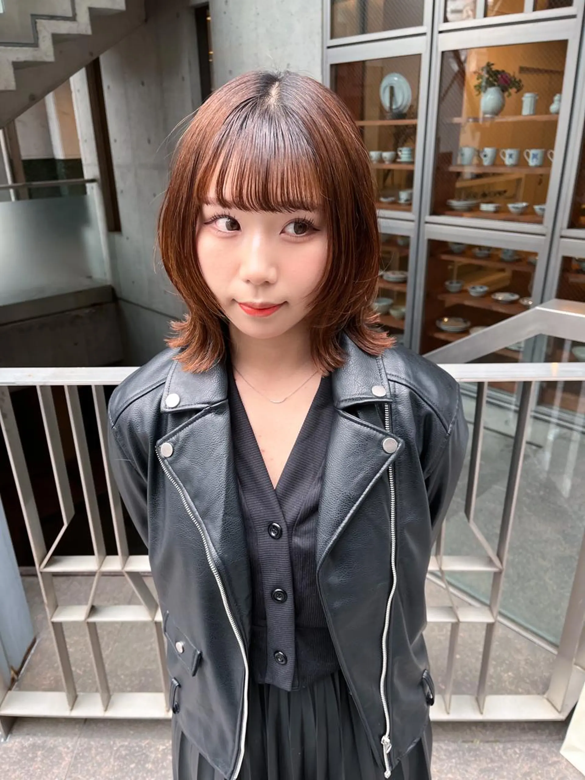 ミディアム ウルフカット 原宿パーマ kazuのヘアスタイル