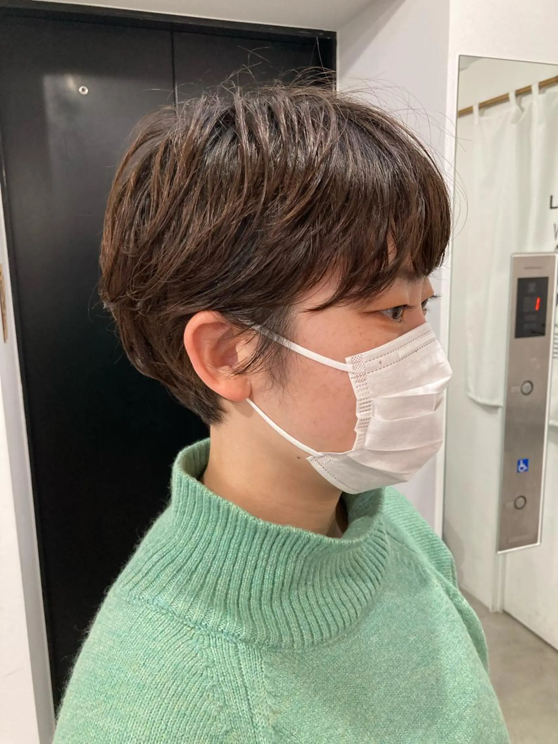 ショート 🧚🏼ボブパーマ 歩美のヘアスタイル