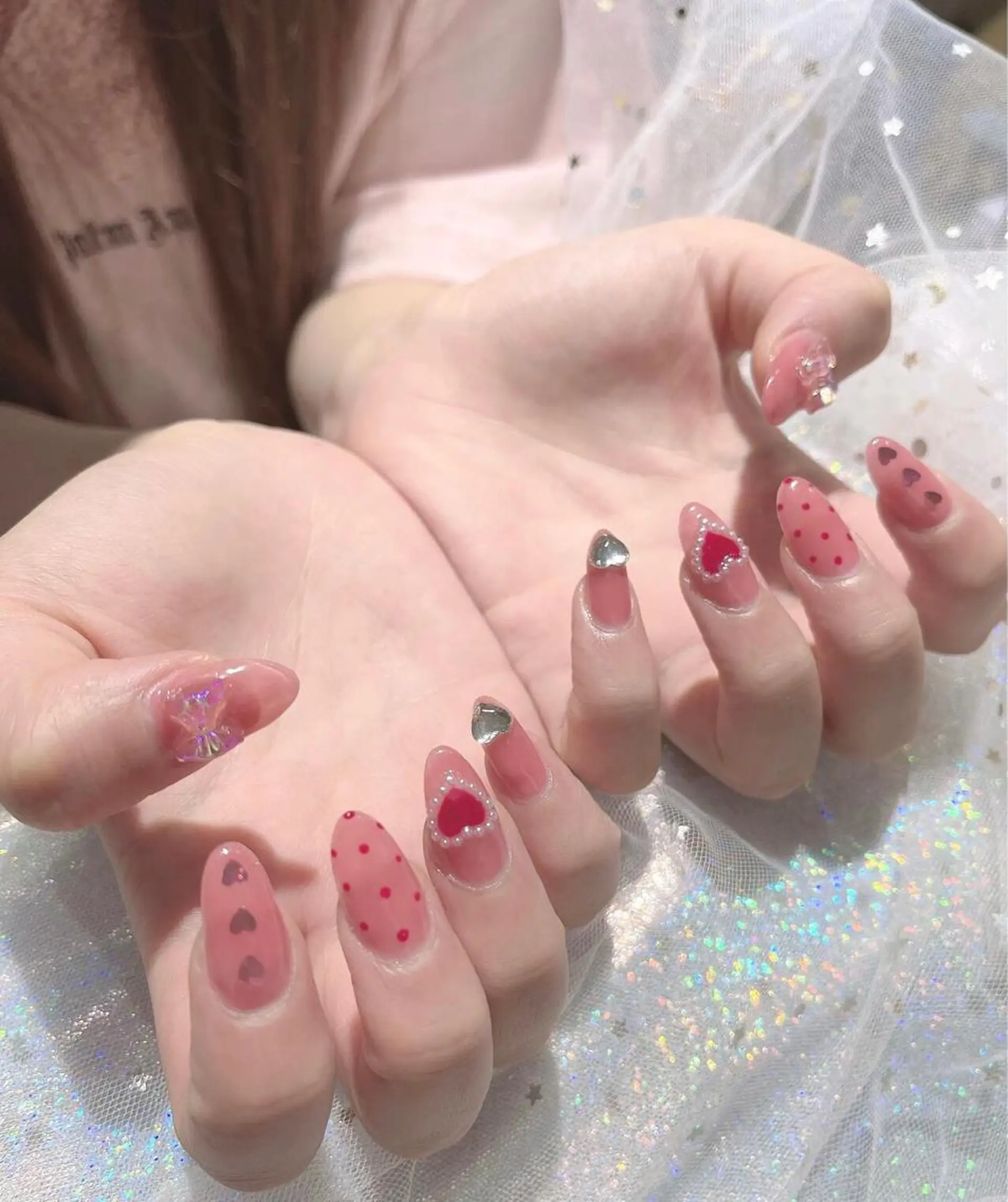 ネイル バレンタイン Camellia nail salonのネイルデザイン