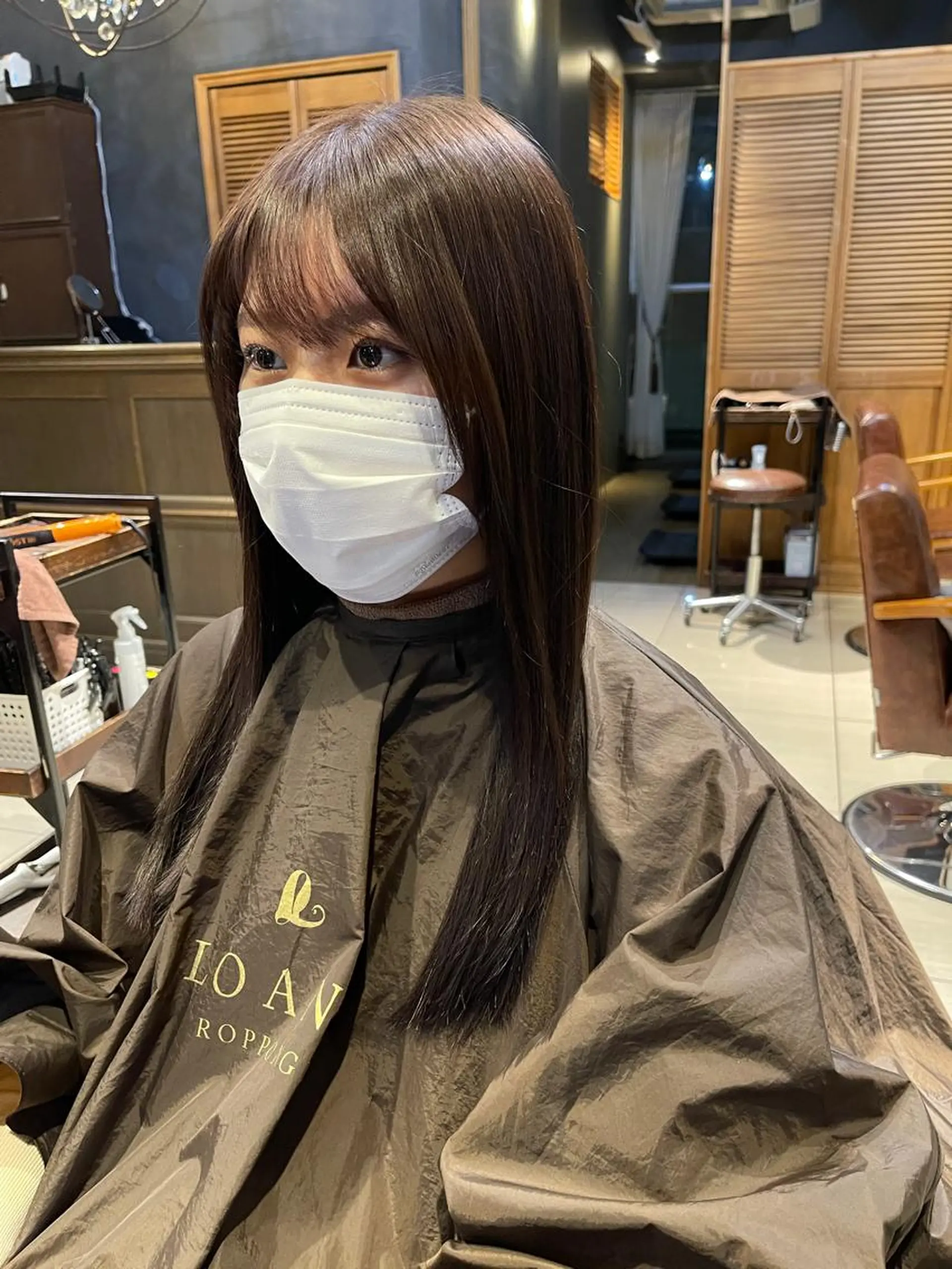 ロング パープルカラー トリートメント 六本木縮毛矯正/髪質 改善/LOANA鈴木のヘアスタイル