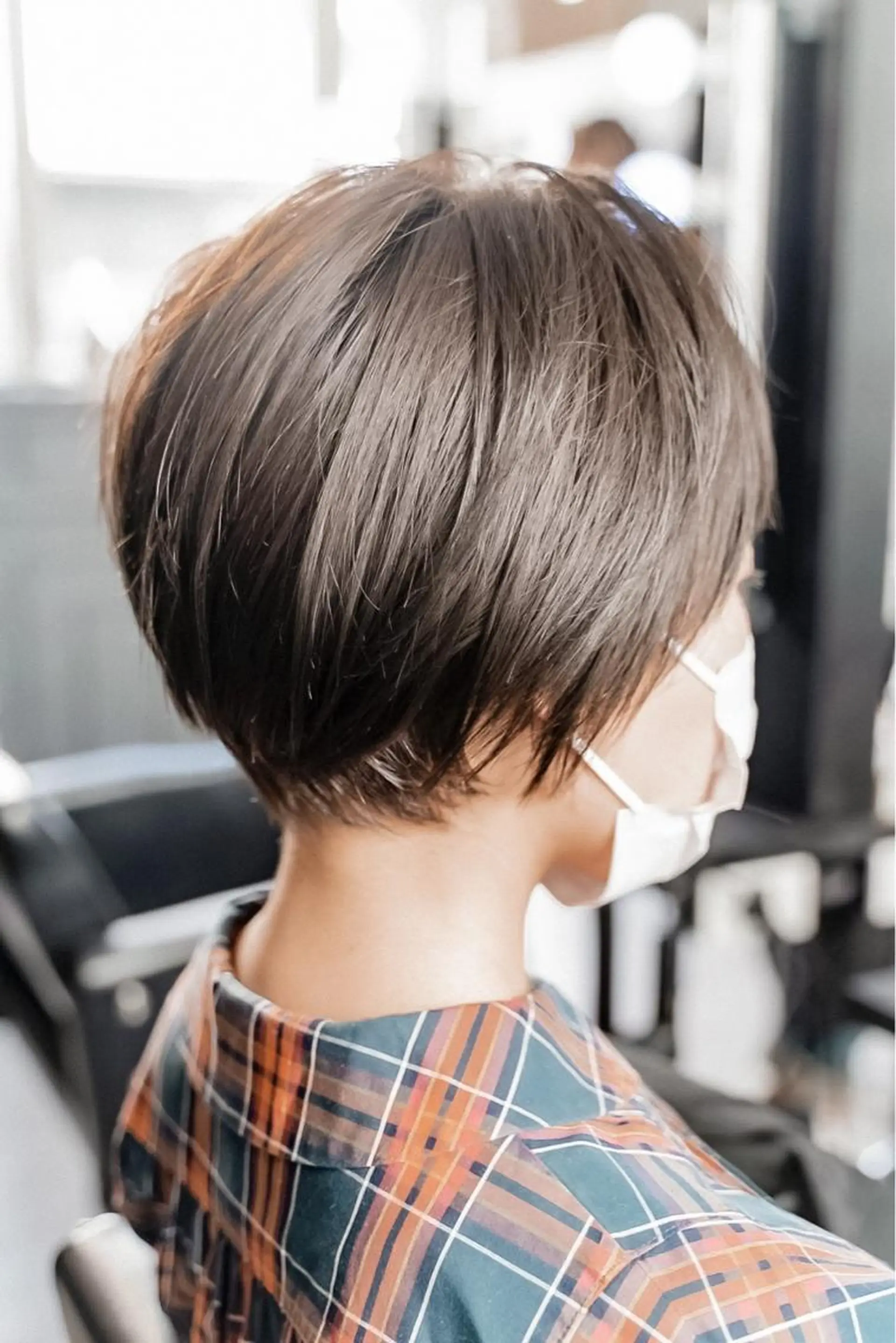 ショート カラー 丸みショート ショートヘア カット ブリーチなし透明感 タケザワミキのヘアスタイル