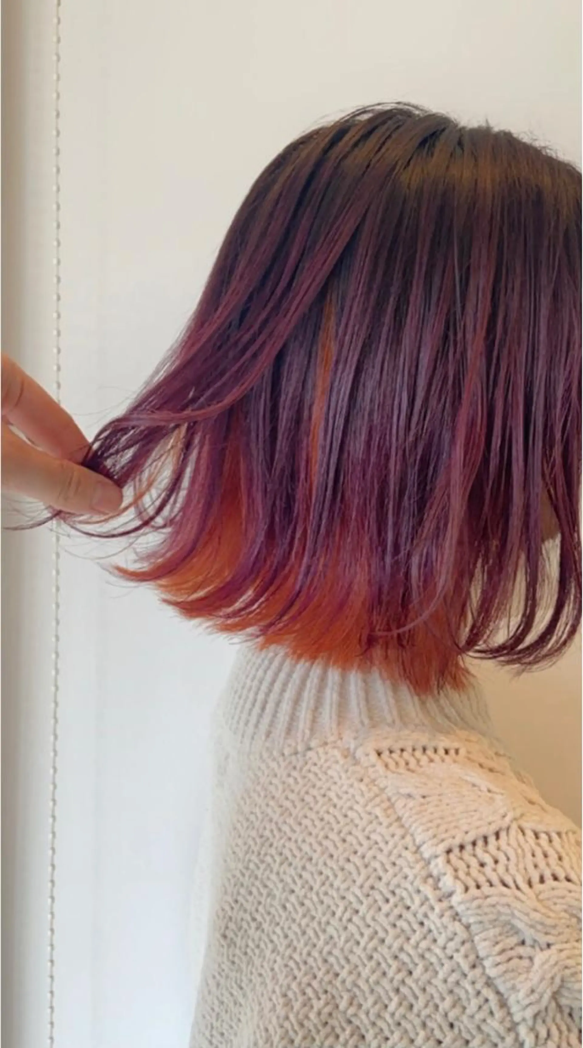 ミディアム ベージュカラー/ いぢちるみのヘアスタイル