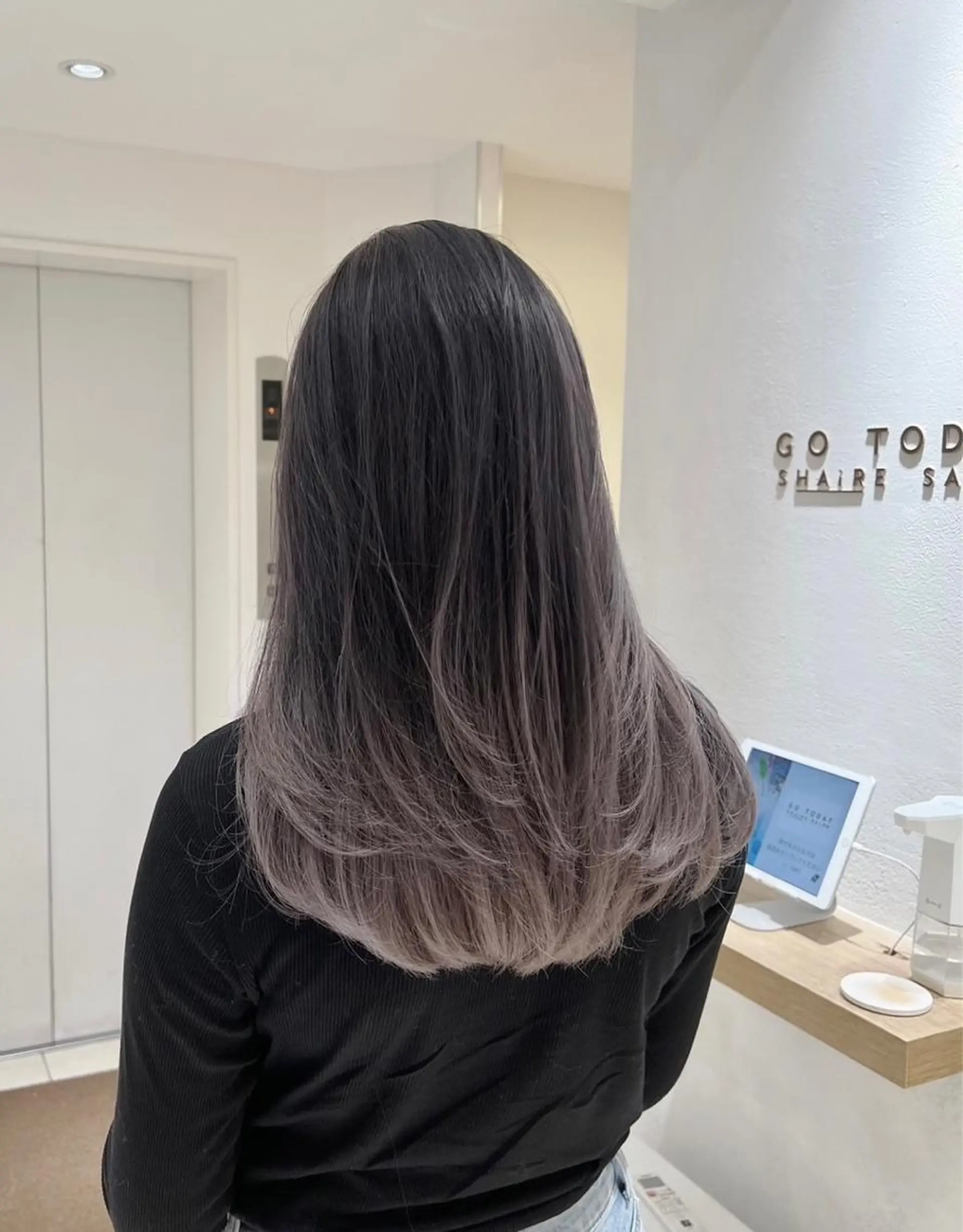 セミロング カラー グラデーションカラー シルバー ROBIN所属・指名数No.1 /NAOYAのヘアスタイル