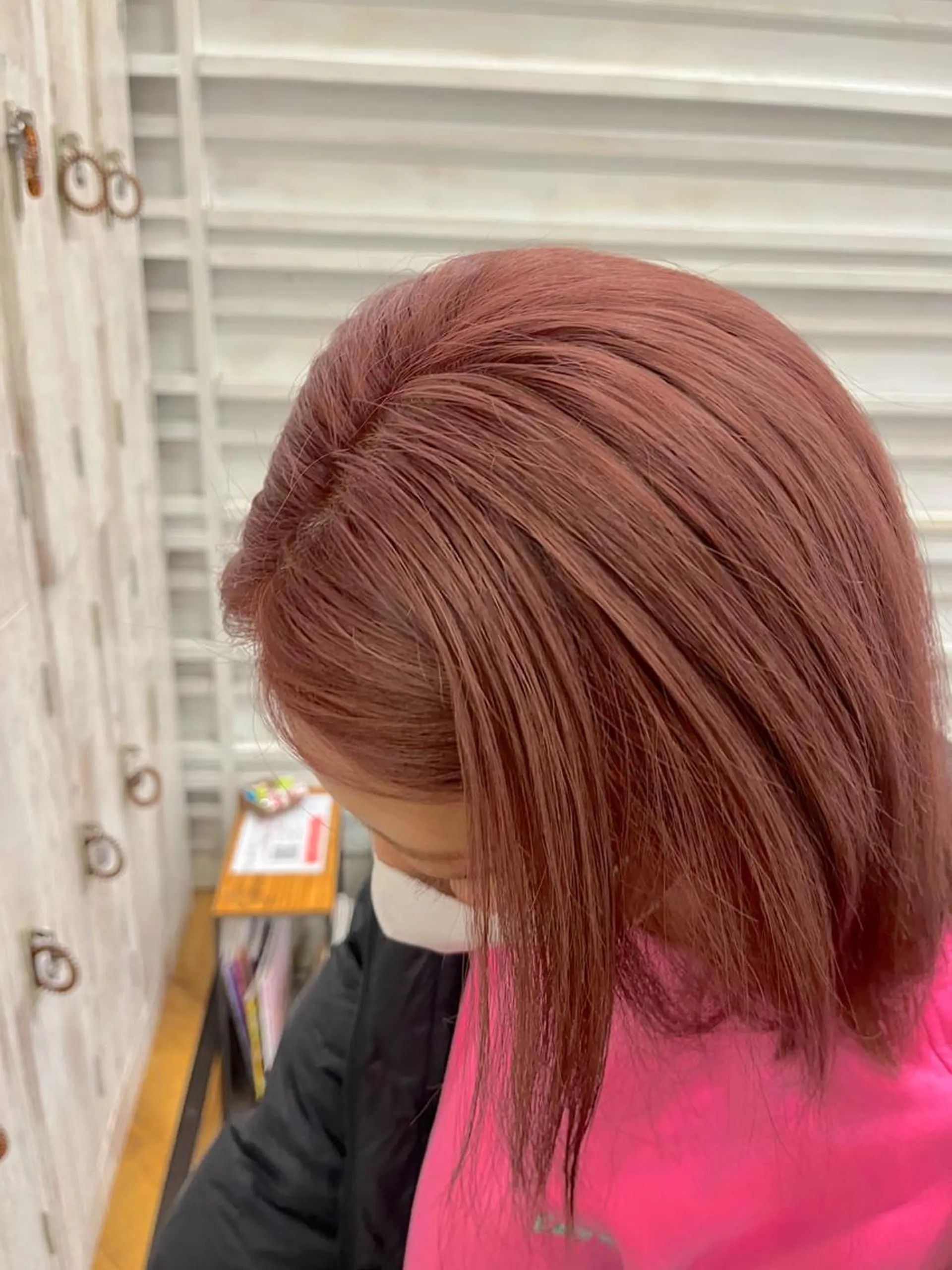 ミディアム カラー ベージュカラー ピンクカラー ピンクベージュ カット ヘアカラー トリートメント 🟢NEGi🟣 🫧髪質改善のヘアスタイル