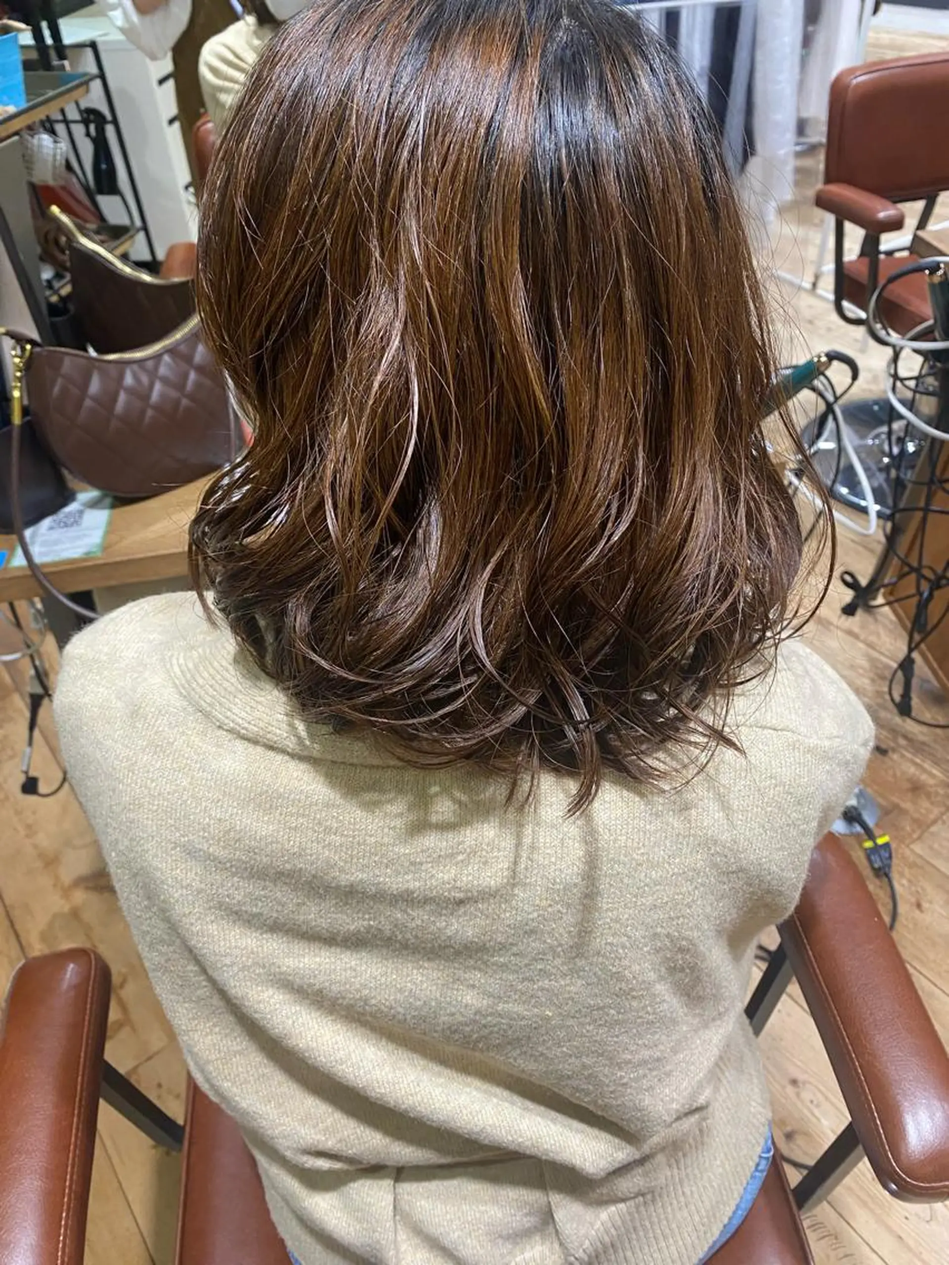 ミディアム カット パーマ 梅田美容室/カット /Maoのヘアスタイル