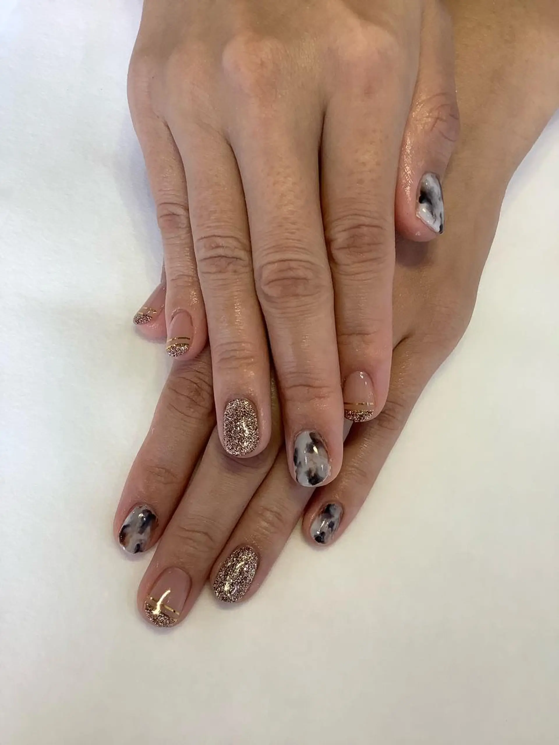 ネイル ハンドネイル 💎🐰 saki. m 🐰💎のネイルデザイン