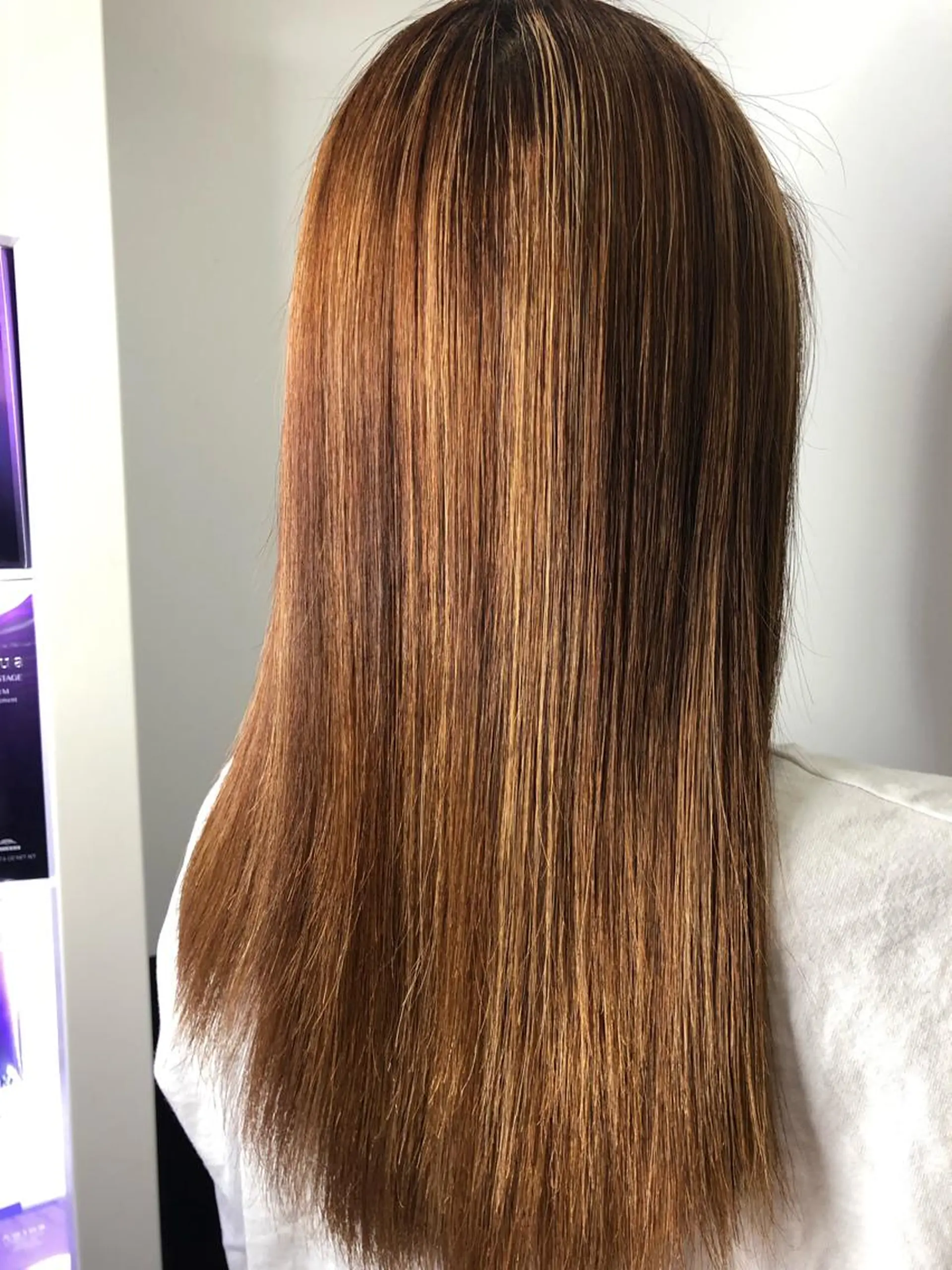 ロング ヘアカラー トリートメント 🧸プルエクステ❤︎ ネイルKAO🧸のヘアスタイル