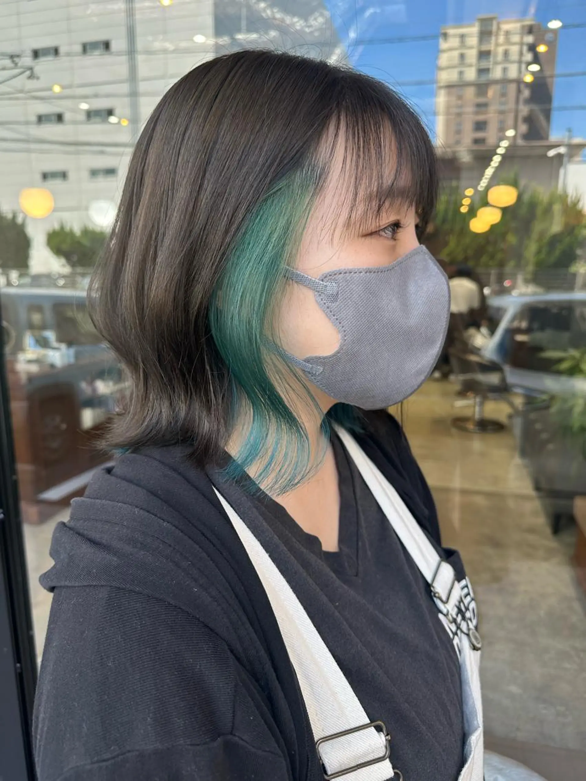 ミディアム カラー アッシュ アッシュグレー アッシュグレージュ ブルーカラー グレージュ カット ヘアカラー トリートメント 廣瀬双葉 トップスタイリストのヘアスタイル