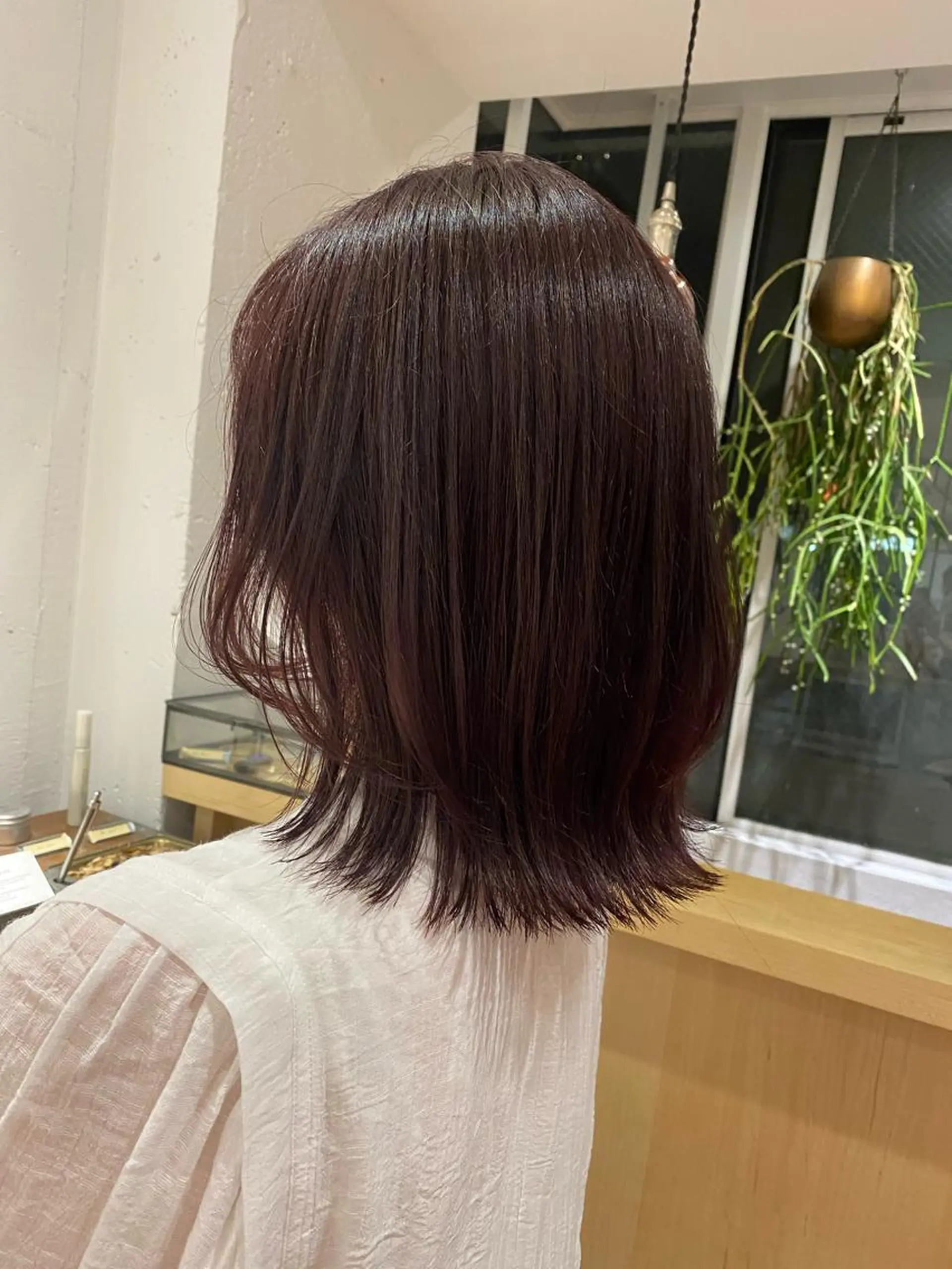 ミディアム カラー グレージュ ラベンダーカラー ラベンダーグレージュ ラベンダーグレー 艶カラー 🤍🫧/makoのヘアスタイル