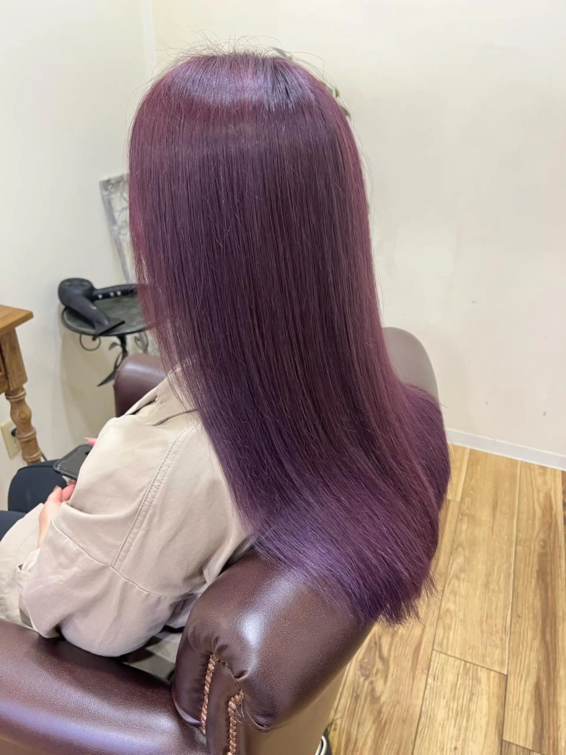 カラー ベージュカラー ブリーチ ラベンダーカラー 染矢 優希のヘアスタイル