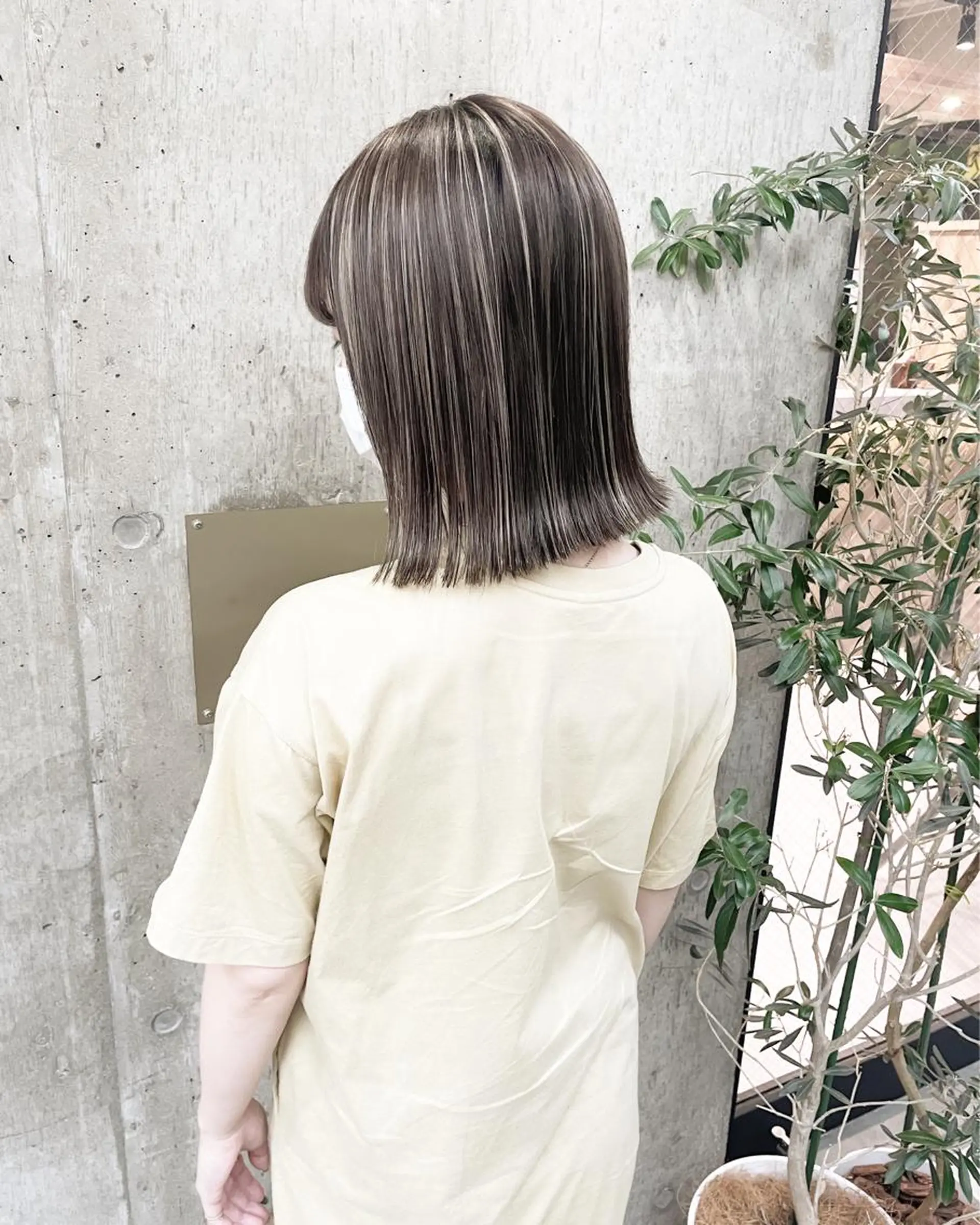 ミディアム カラー ヘアアレンジ ヘアカラー TATSUYA アートディレクターのヘアスタイル