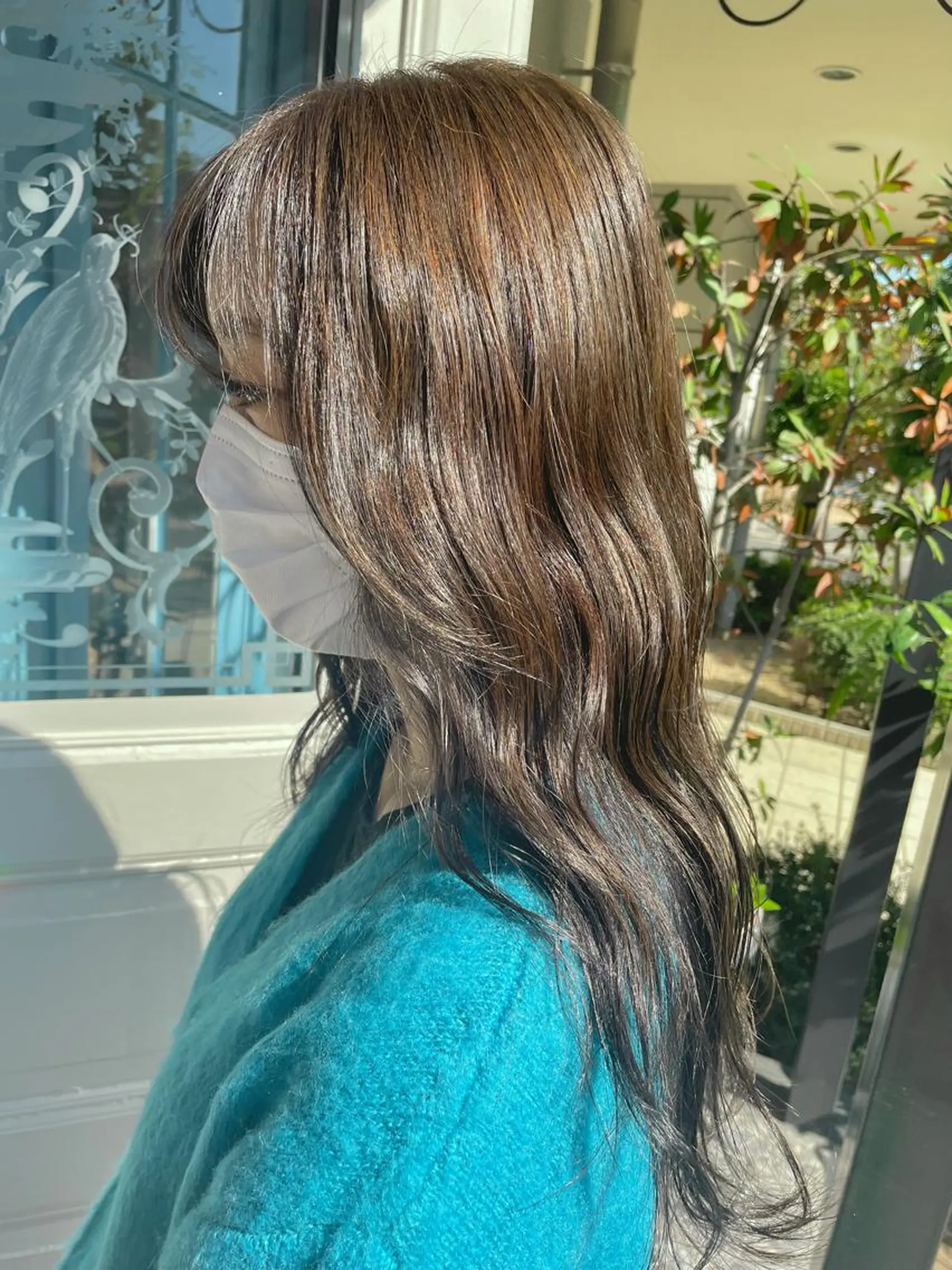 セミロング 栗林 茉那のヘアスタイル