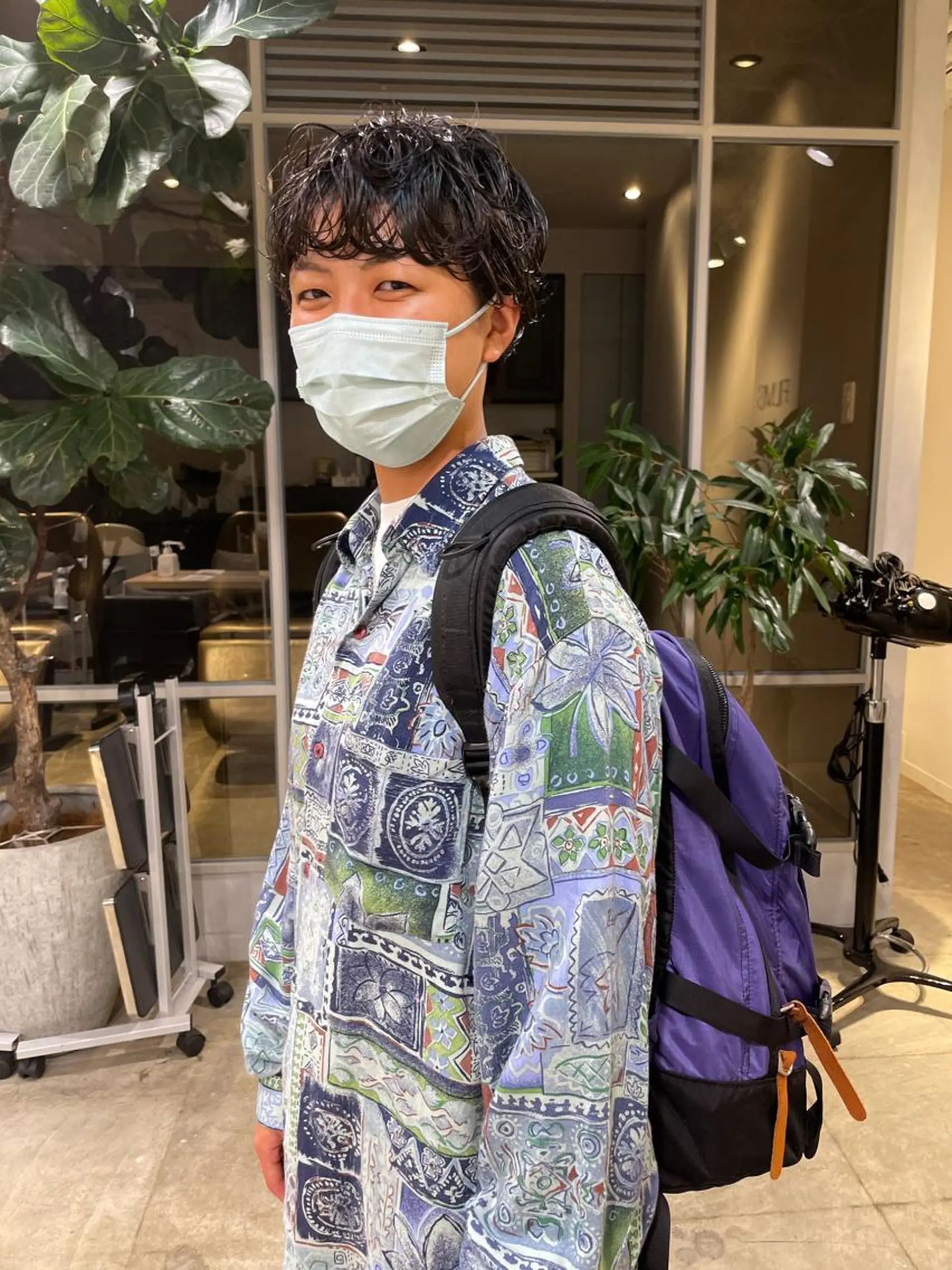 ショート パーマ 斉藤 瑞恵のヘアスタイル