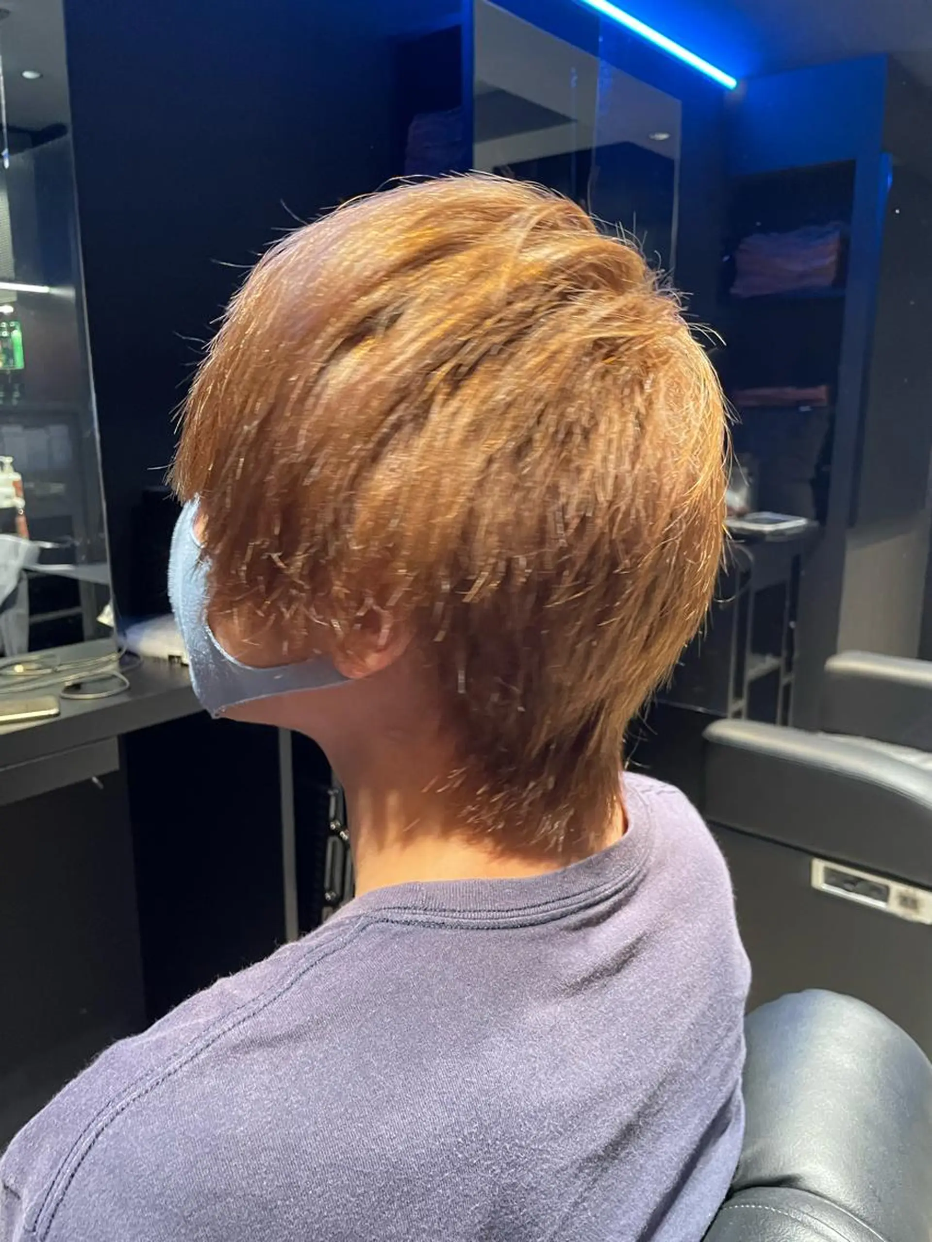 カラー ベージュカラー QUONHEAL(クオンヒール)所属・重名 陸のヘアスタイル