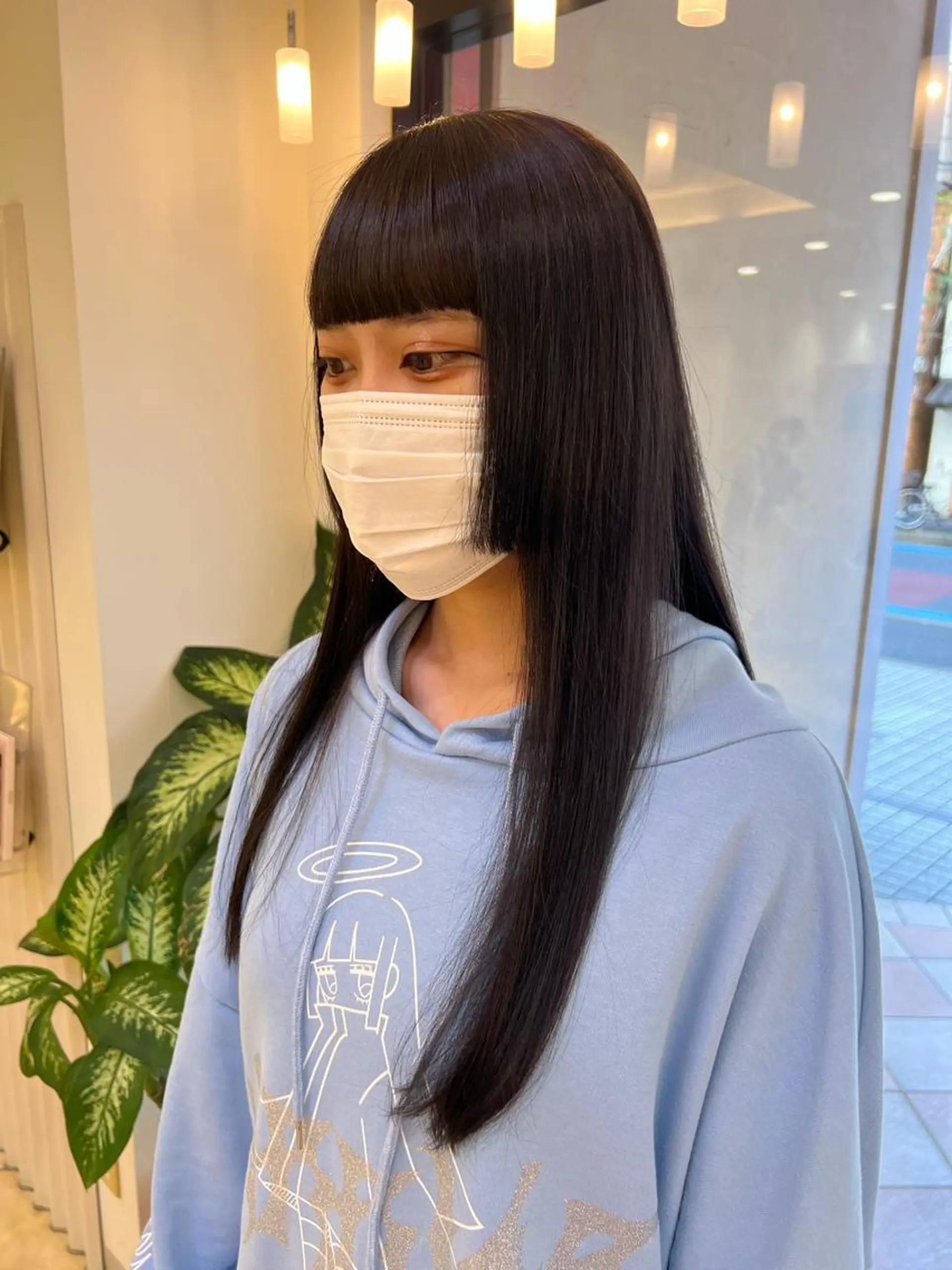 ロング カラー 最高の髪質改善🩵 艶カラー 惠美のヘアスタイル