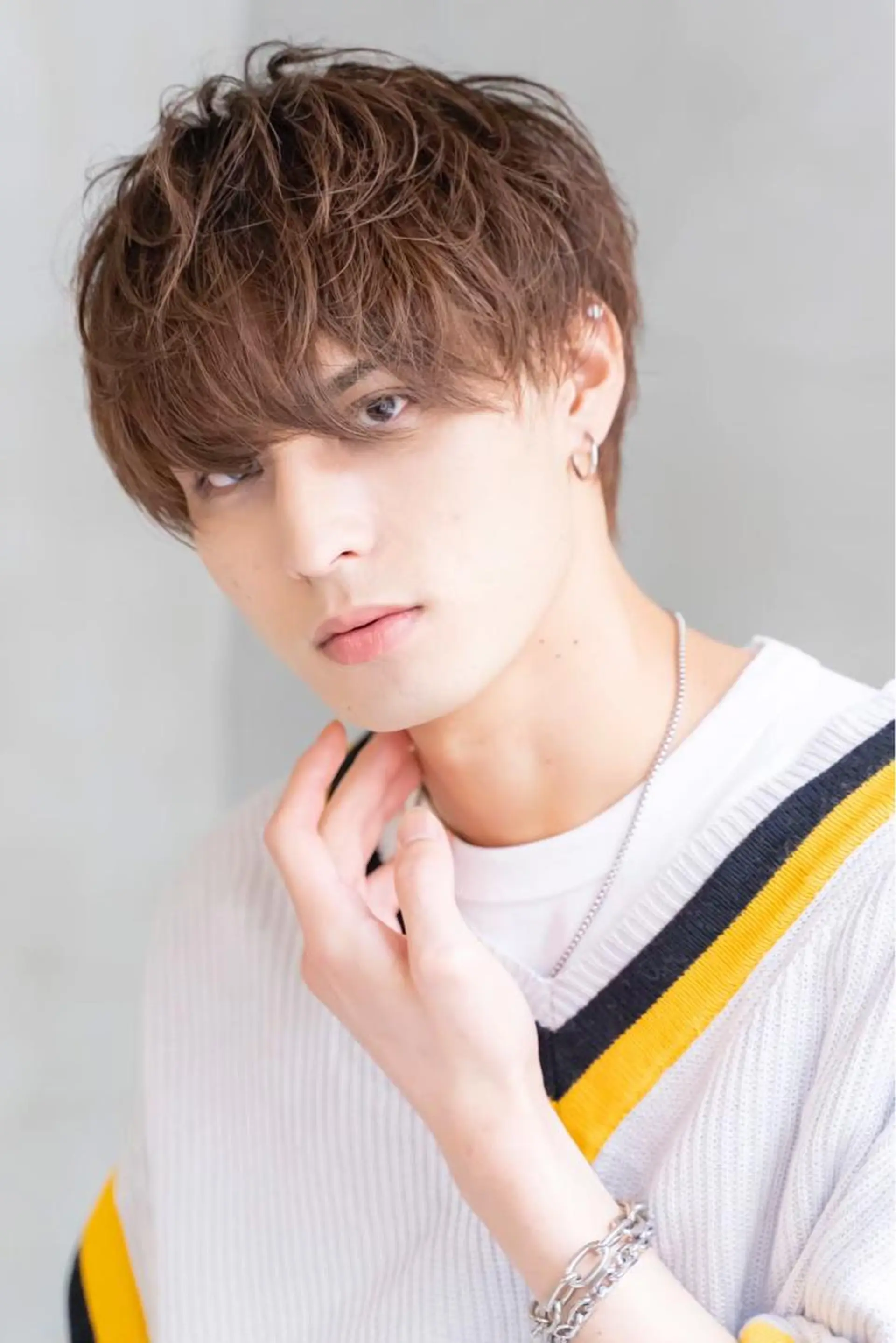 パーマ メンズ グレージュカラー🤎 mai🤎のヘアスタイル