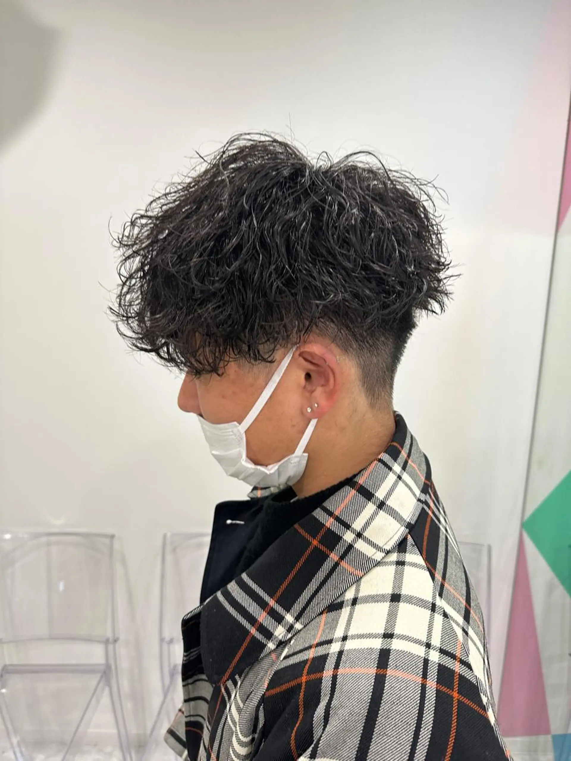 ショート カラー パーマ メンズ 【メンズサロン】 BLUCK 横浜のヘアスタイル