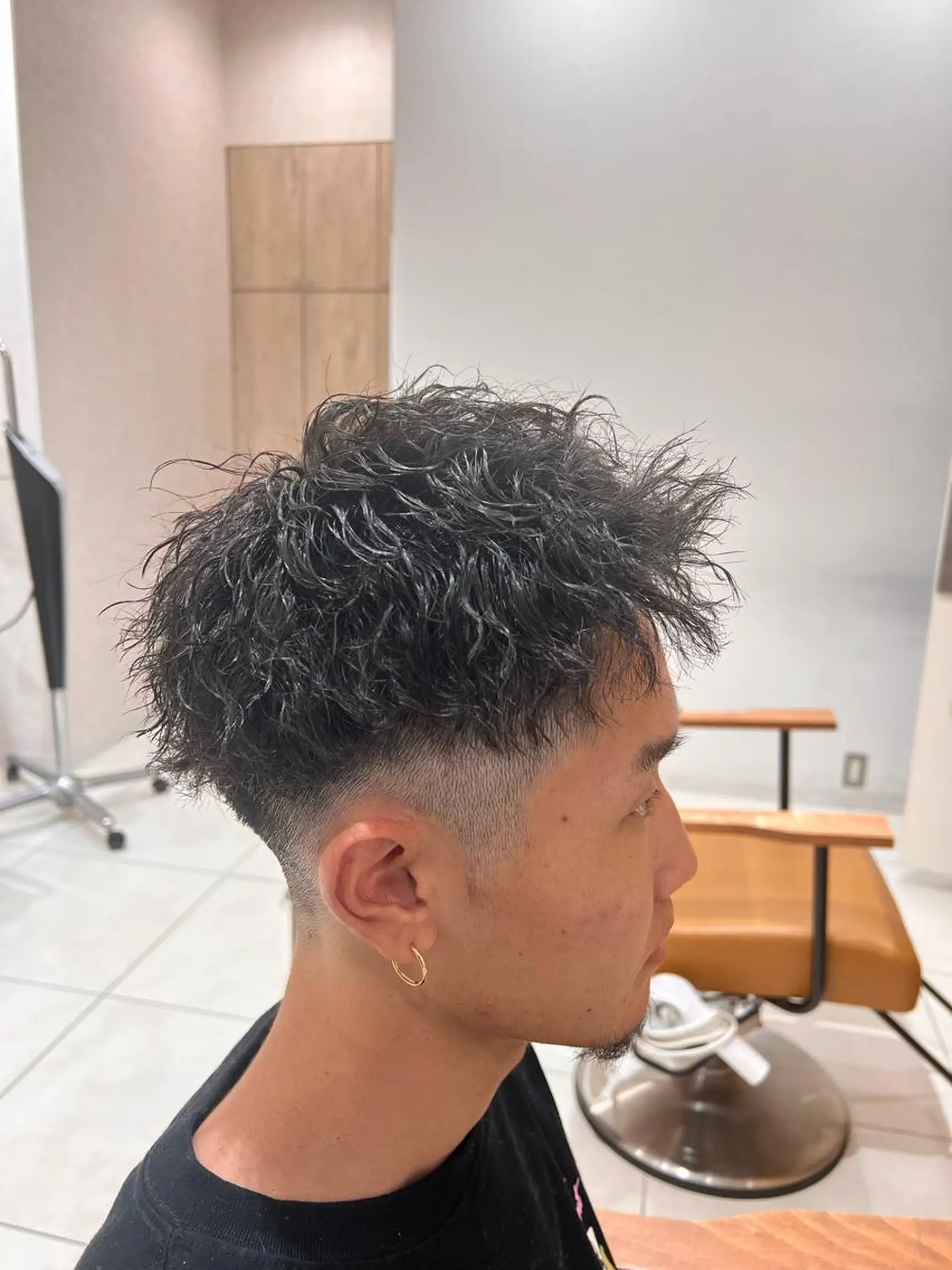 メンズ メンズパーマ メンズツイストパーマ ツイストパーマ レディースショート／ メンズ特化タケシ🍔のヘアスタイル