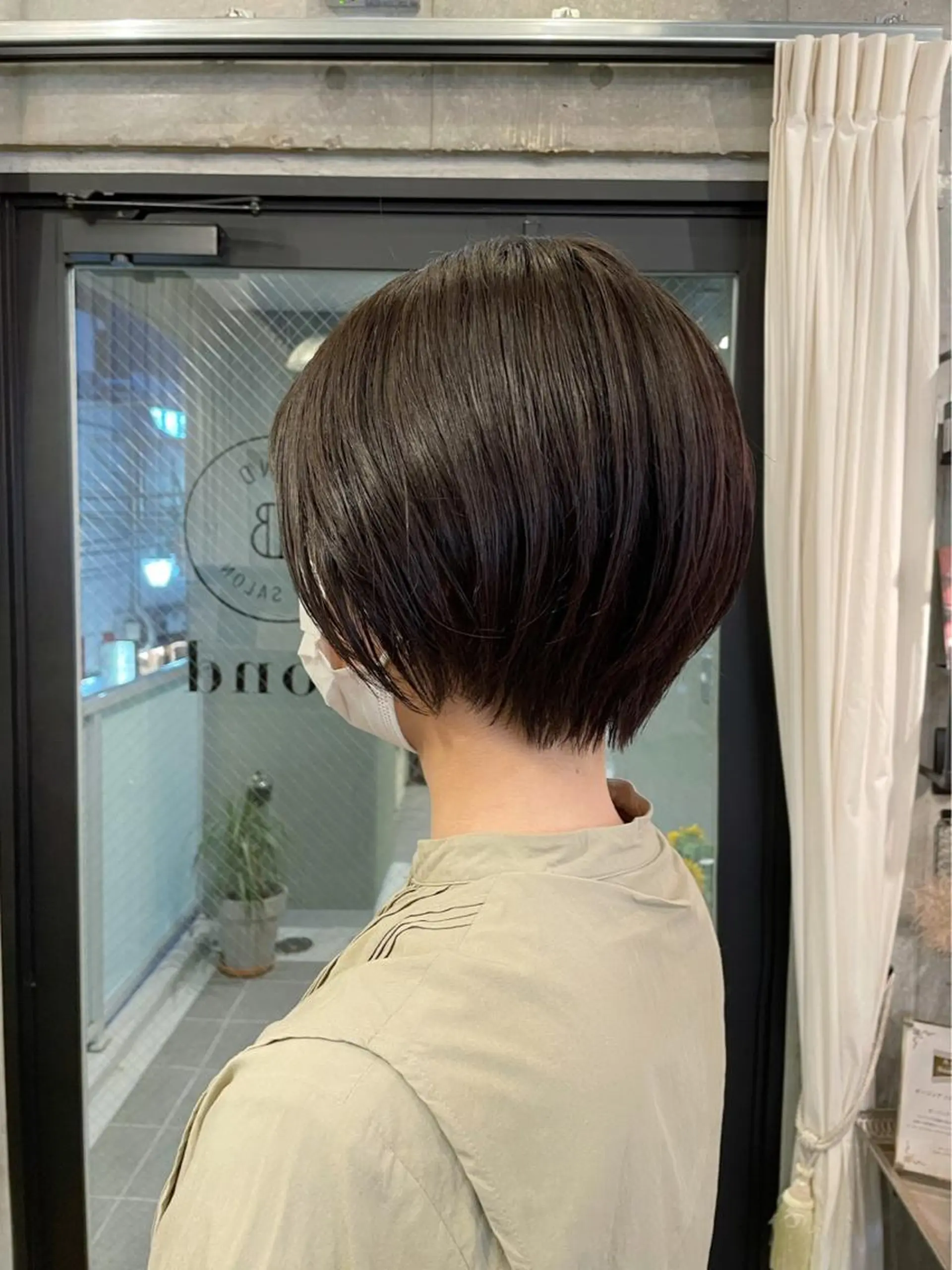 ショート カラー アッシュ アッシュグレー カット ヘアカラー トリートメント HIROKI ” stylistのヘアスタイル