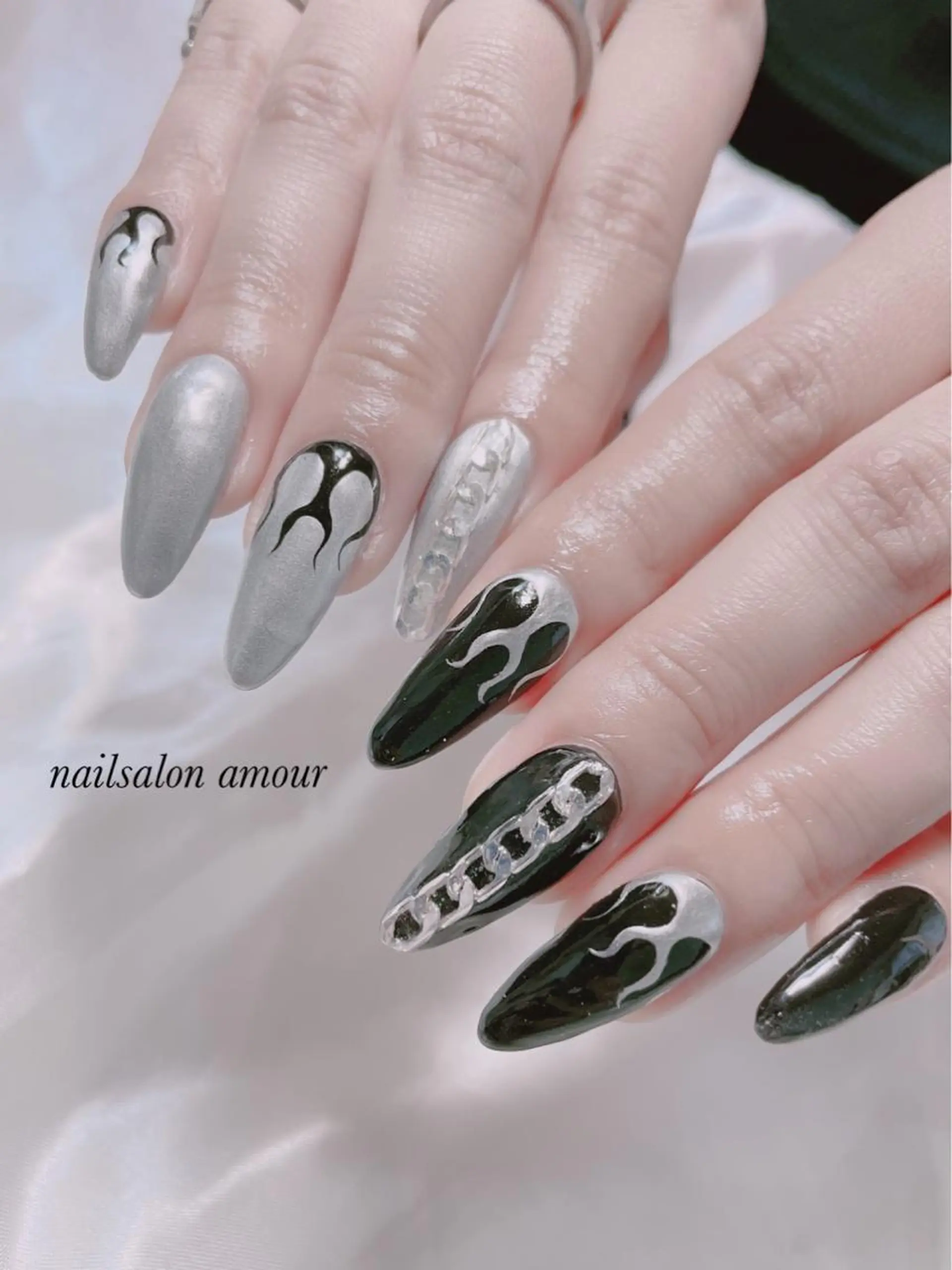 ネイル ラメ(グリッター) nailsalon ♡amour♡のネイルデザイン