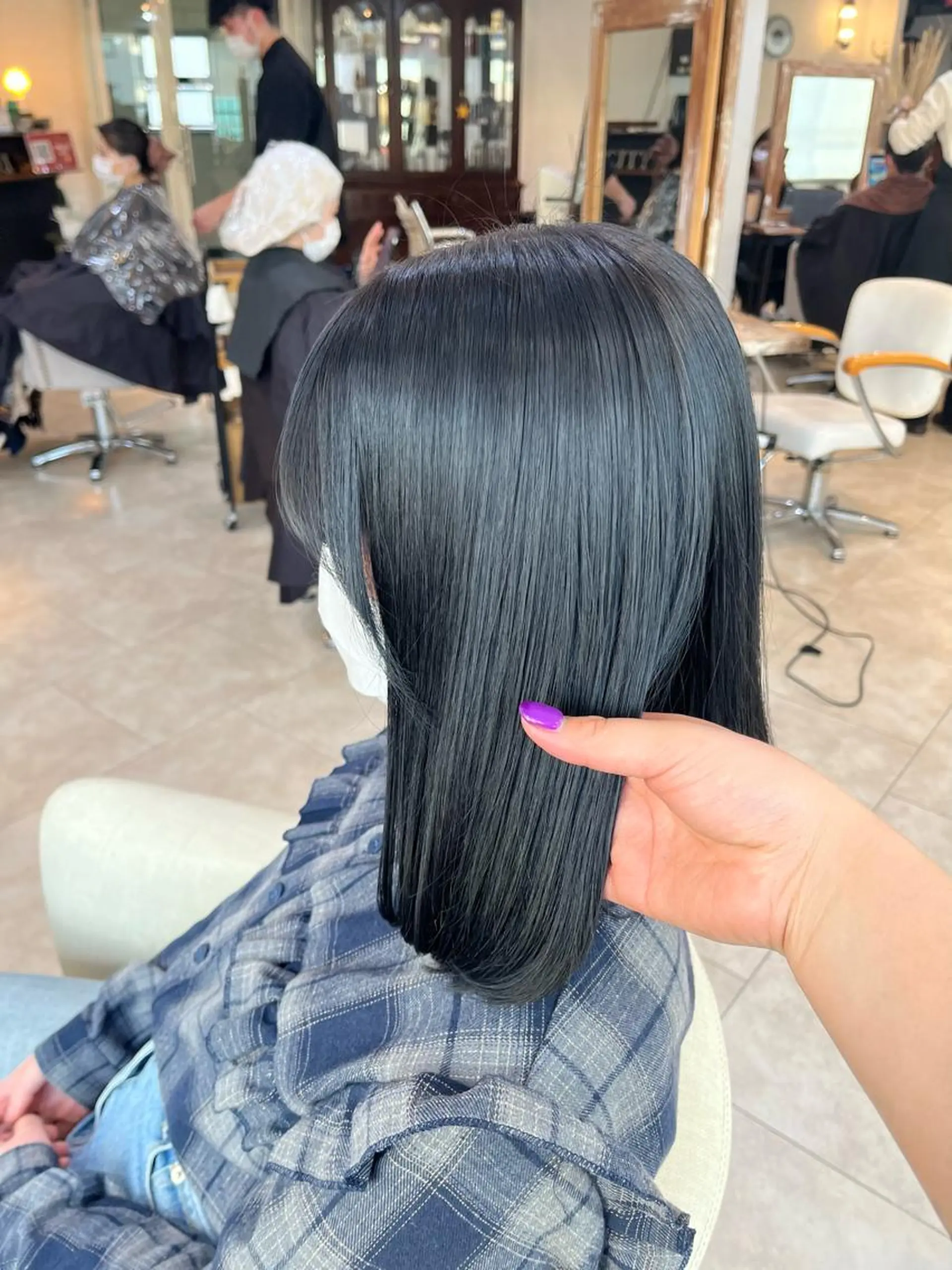 ミディアム 💛ハイトーン💛 りむのヘアスタイル