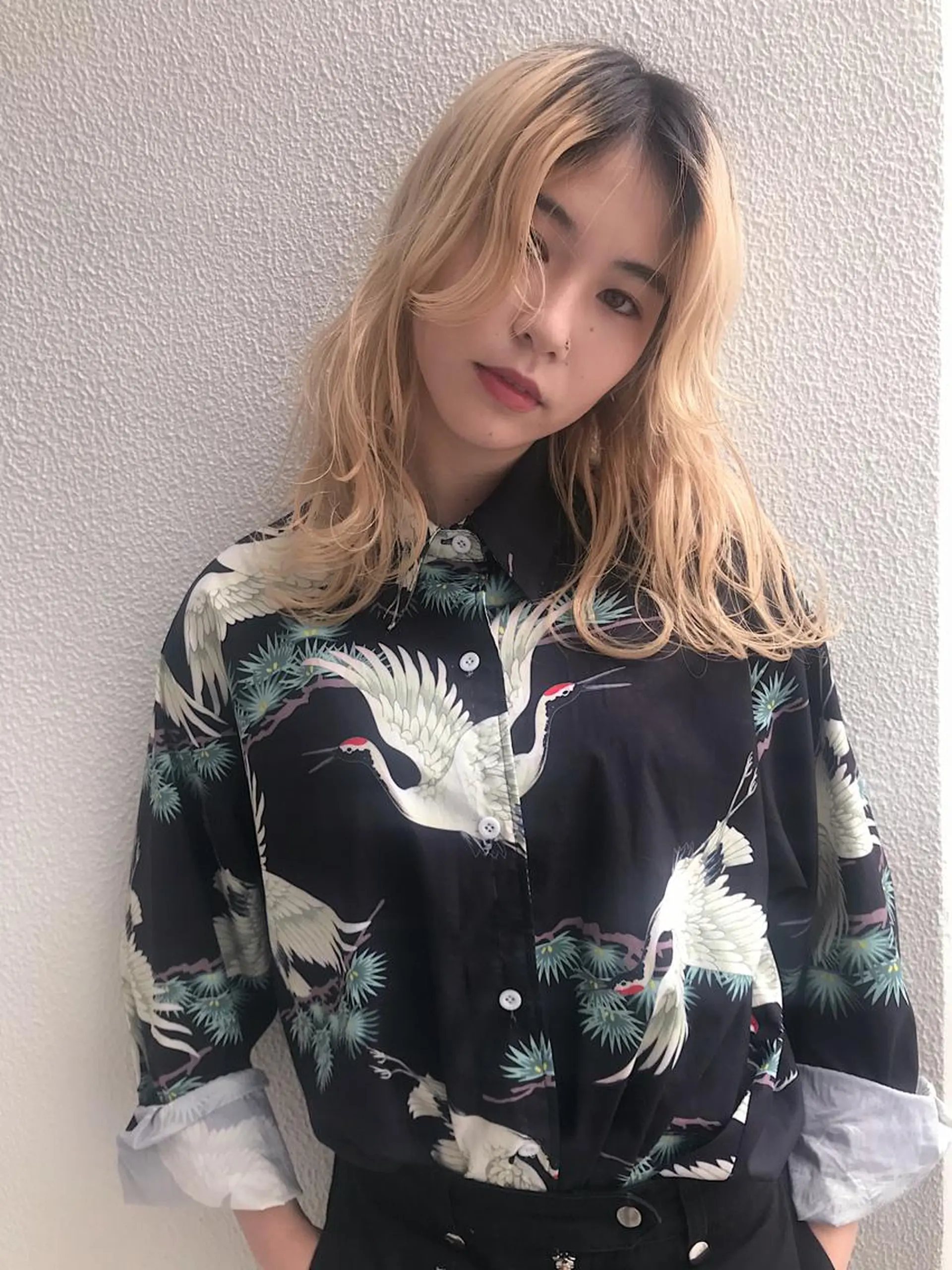 ロング ブリーチなし透明感 艶🌟YOSHIKIのヘアスタイル