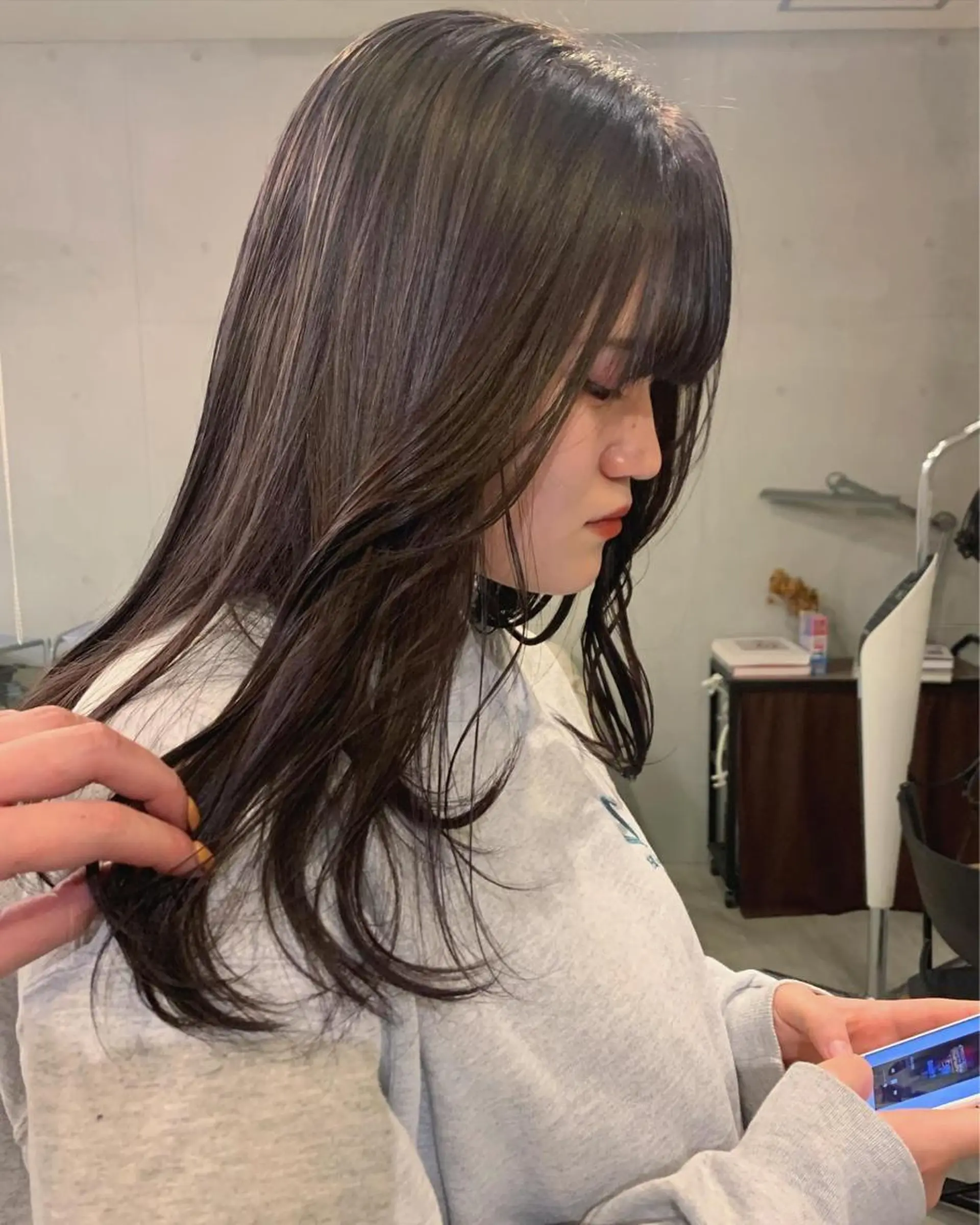 ロング カラー mir所属・柿沼 未夢のヘアスタイル