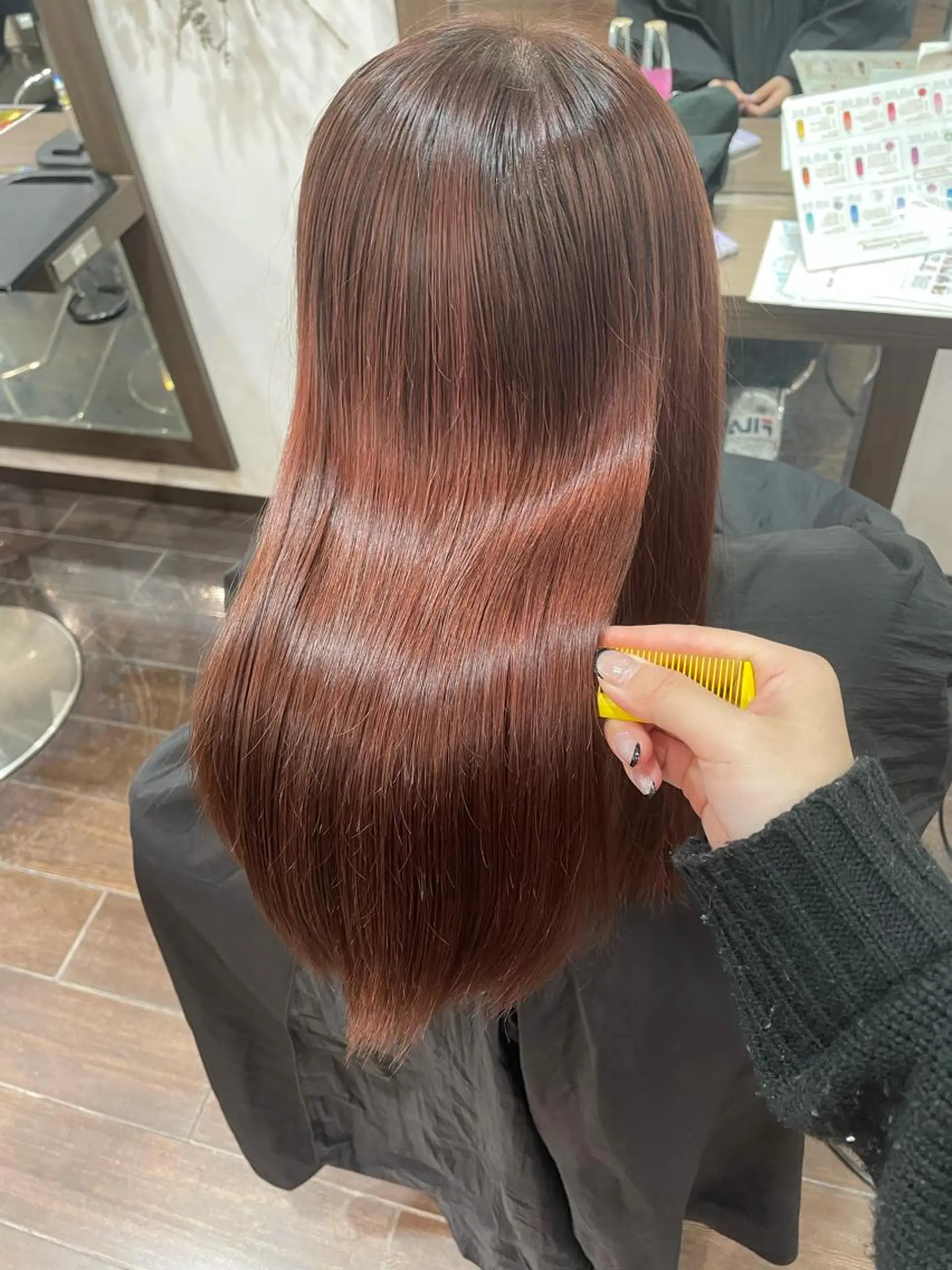 ロング カラー 髪質改善 トリートメント 韓国ヘア🦋 MIYUのヘアスタイル