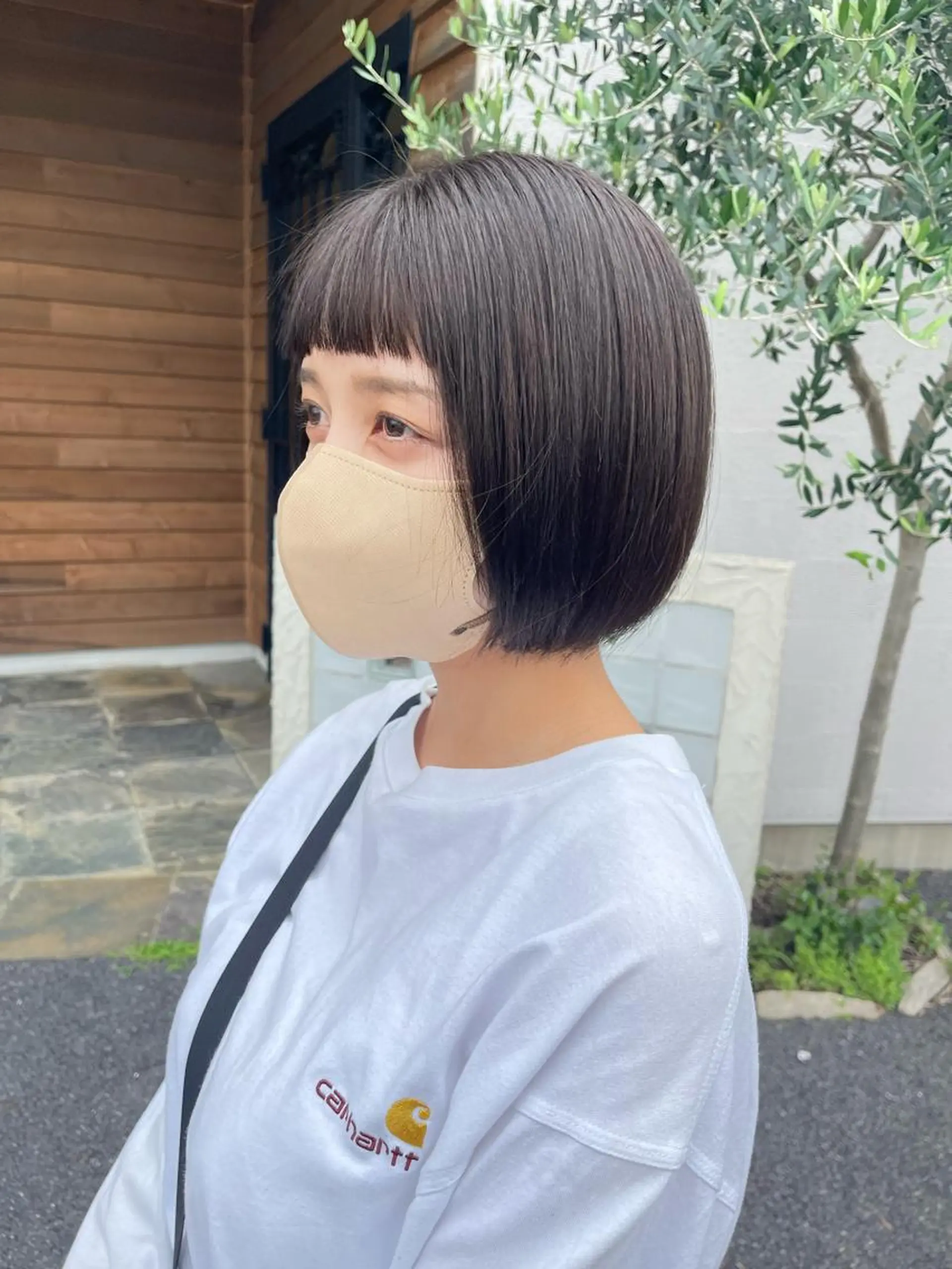 ミディアム カット 縮毛矯正 トリートメント CEEK /NO.4所属・梶原 真帆のヘアスタイル