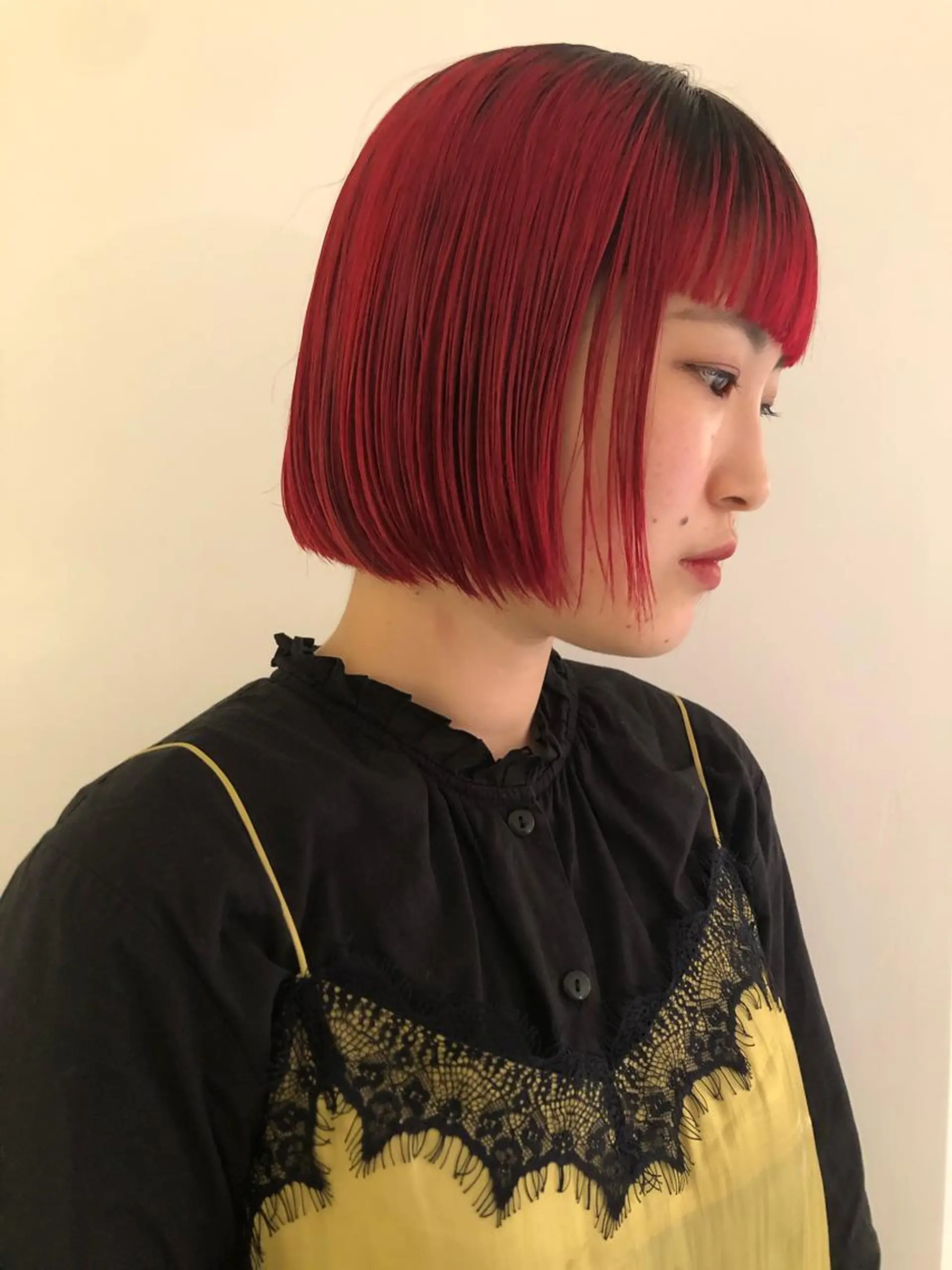 カラー ヘアカラー ブリーチカラー🎀 韓国風/寺門美優のヘアスタイル