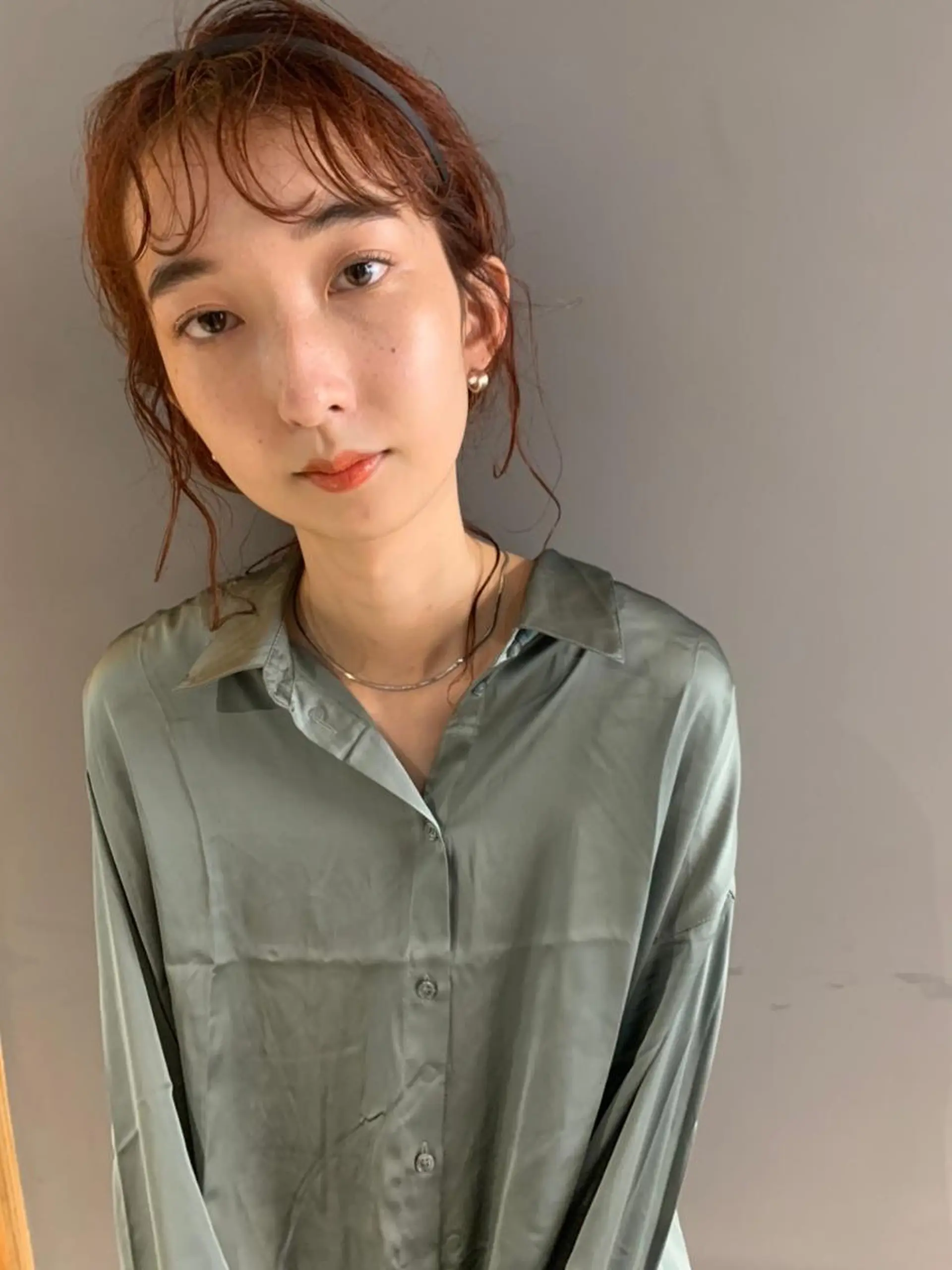 ミディアム ヘアアレンジ パーマ カラー ミディアムパーマ アディクシーカラー ダブルカラー グラデーションカラー ハイライトカラー CEINE＋ officialのヘアスタイル