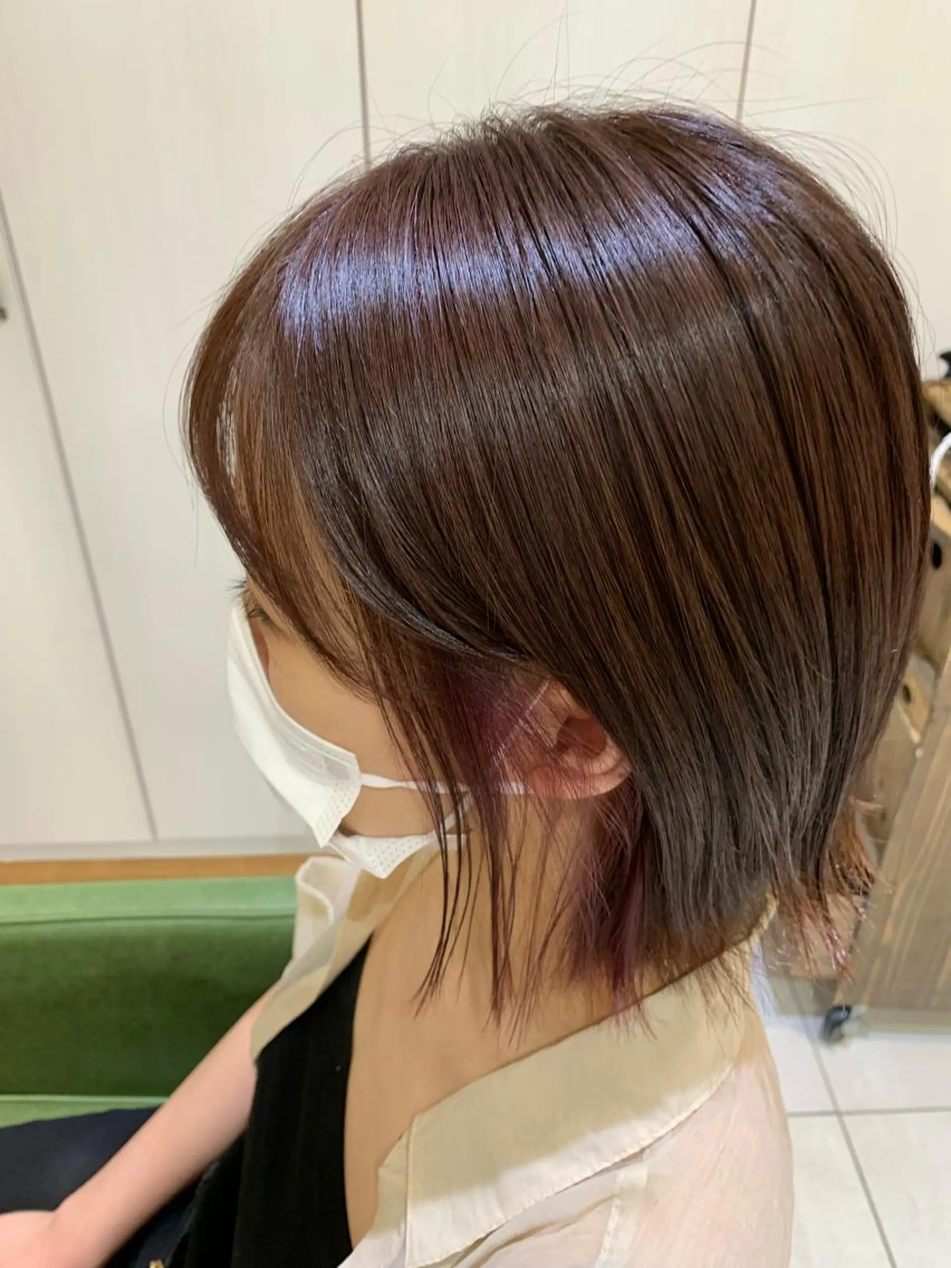 ショート カラー パープルカラー 高橋友里亜 /フリーランスのヘアスタイル