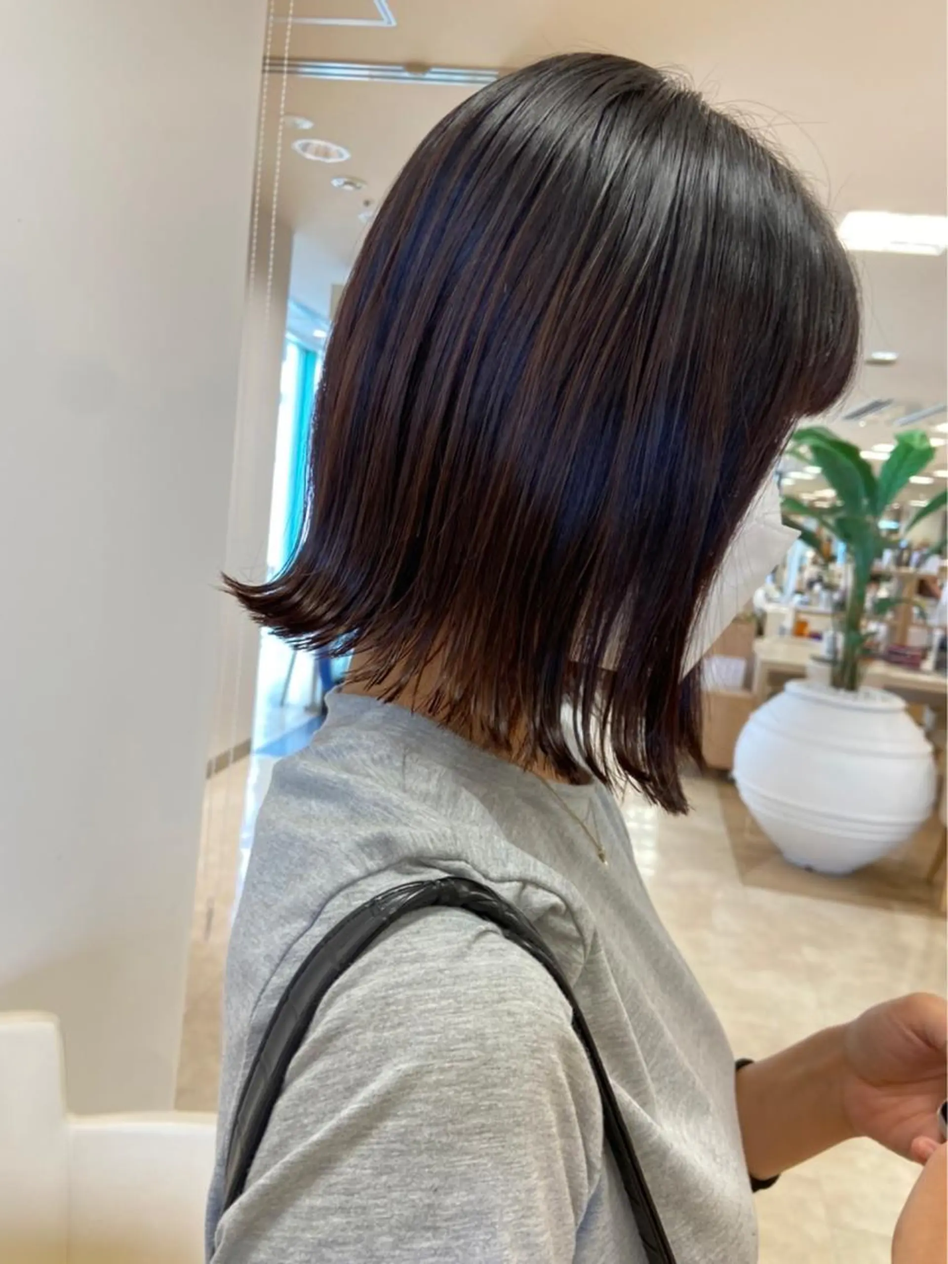 ショート カラー グレージュ ボブ カット トリートメント ヘアセット ハイトーン/ウルフ /レイヤー/坂野幸伸のヘアスタイル