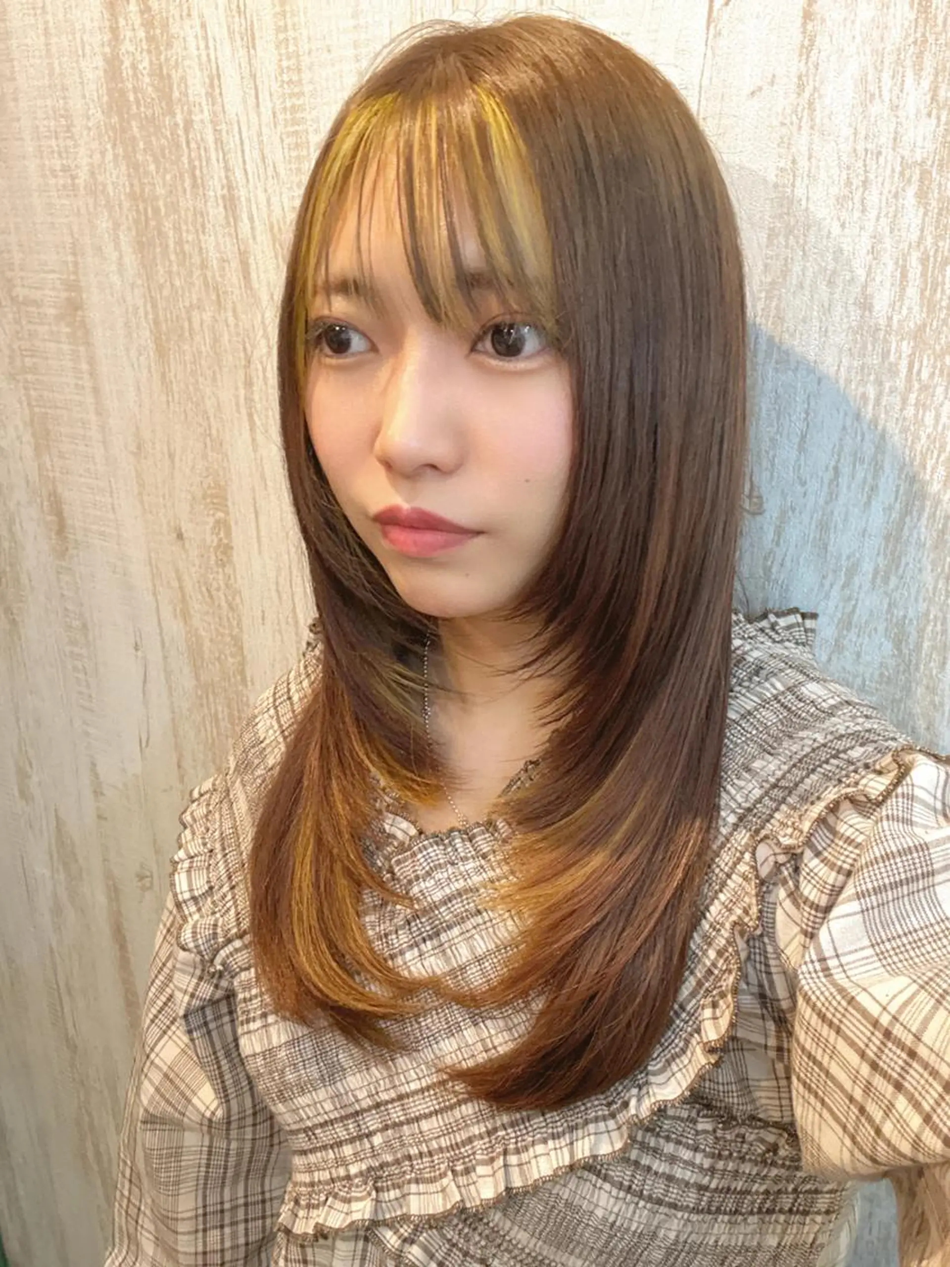 カラー ロング 個室型美容室san 都賀店のヘアスタイル