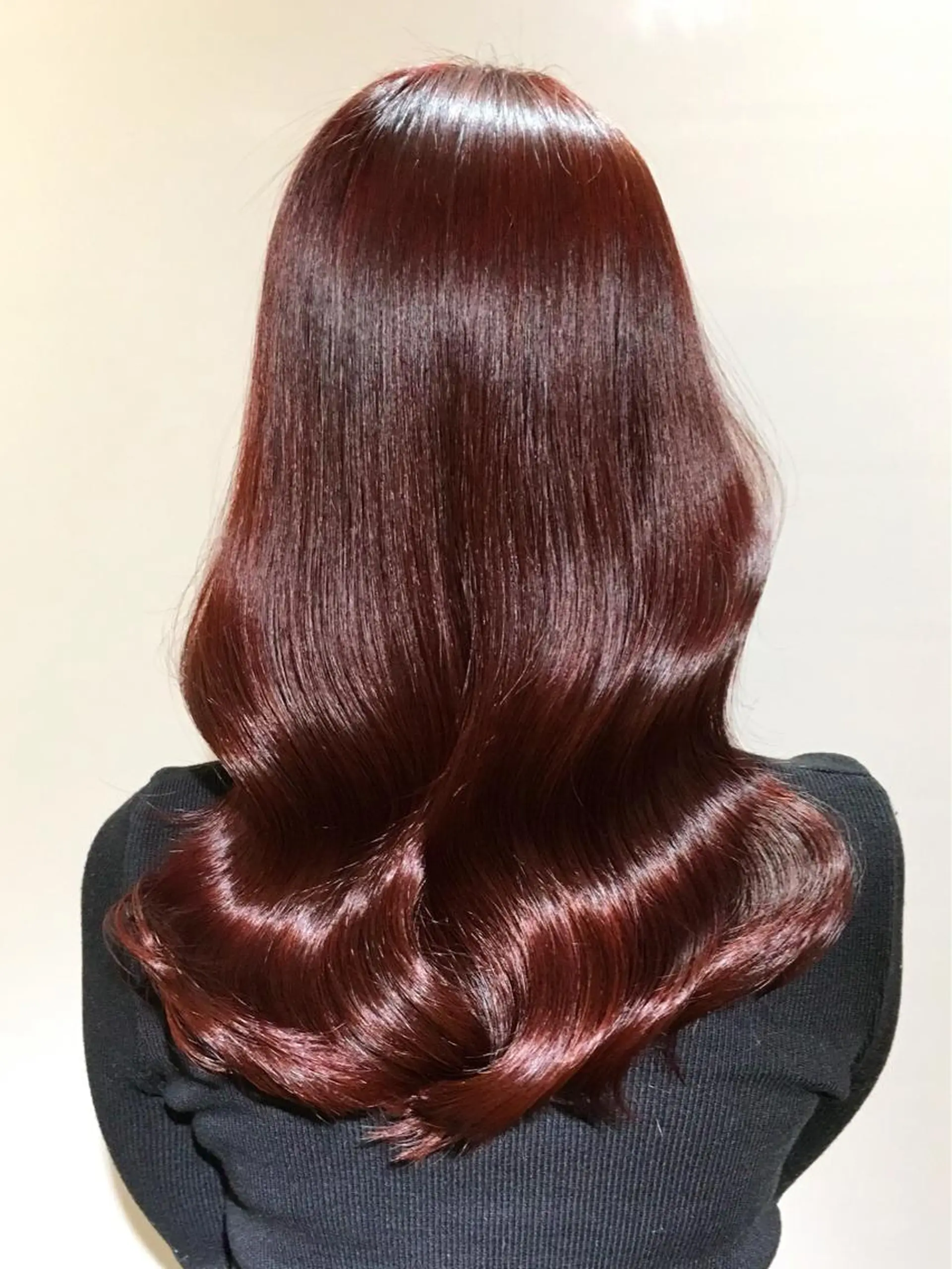 ロング カラー ヘアアレンジ レッドカラー As hair所属・柔らか垢抜けｶﾗｰと ｶｯﾄ🫧ASUKAのヘアスタイル