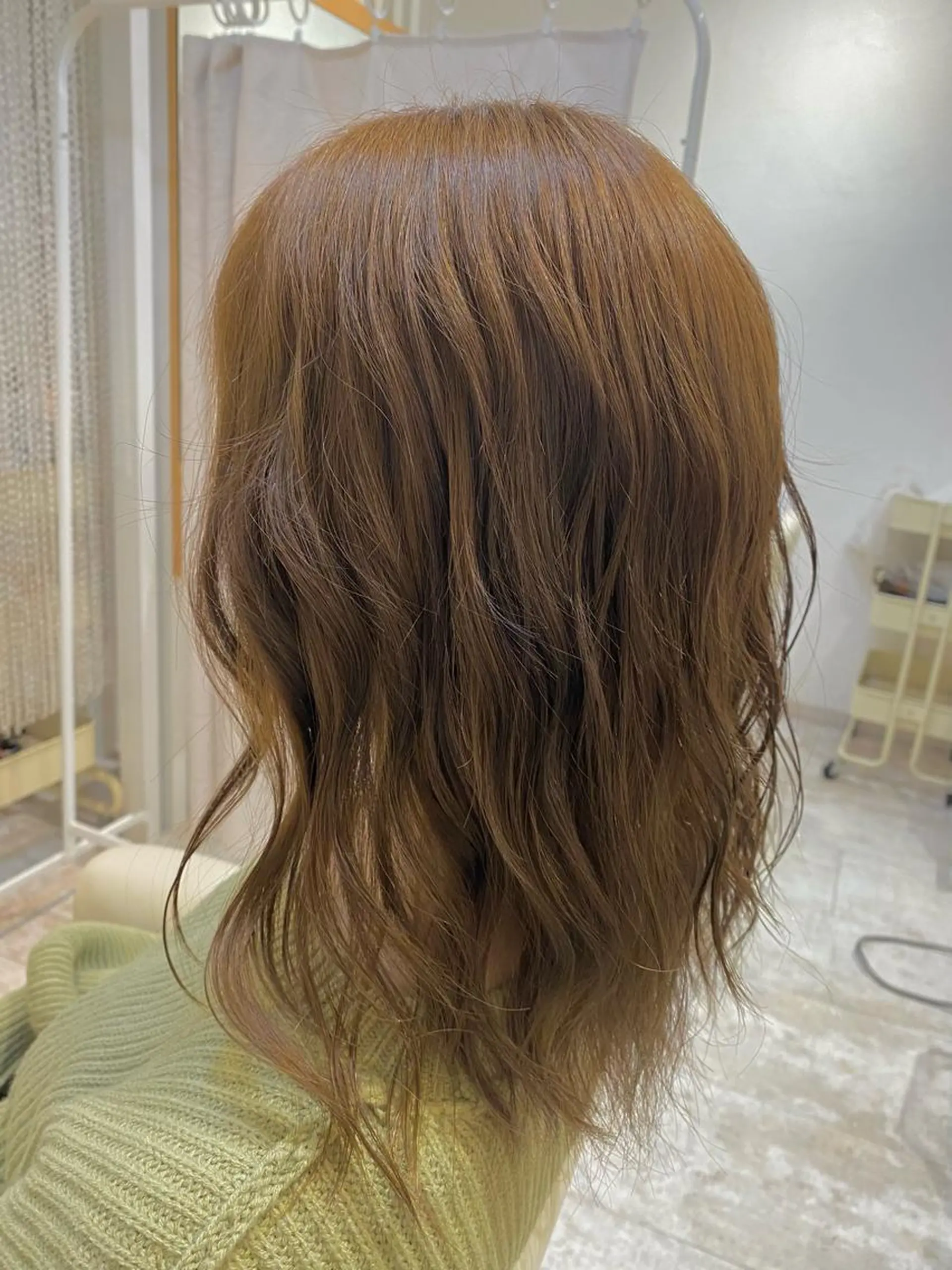 セミロング カラー ヘアアレンジ Design Color🐰アユミのヘアスタイル