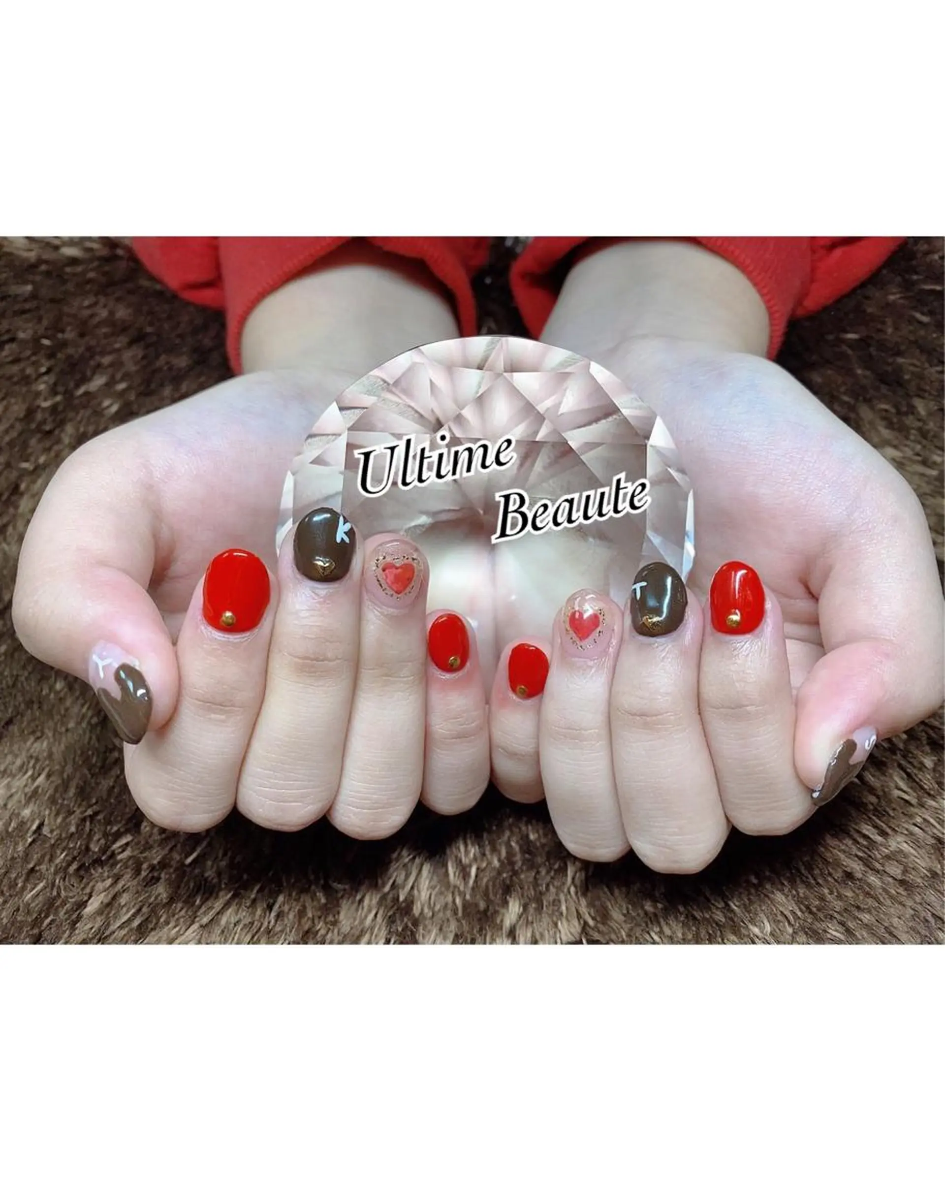 ネイル ハート 石塚 亜矢加のネイルデザイン