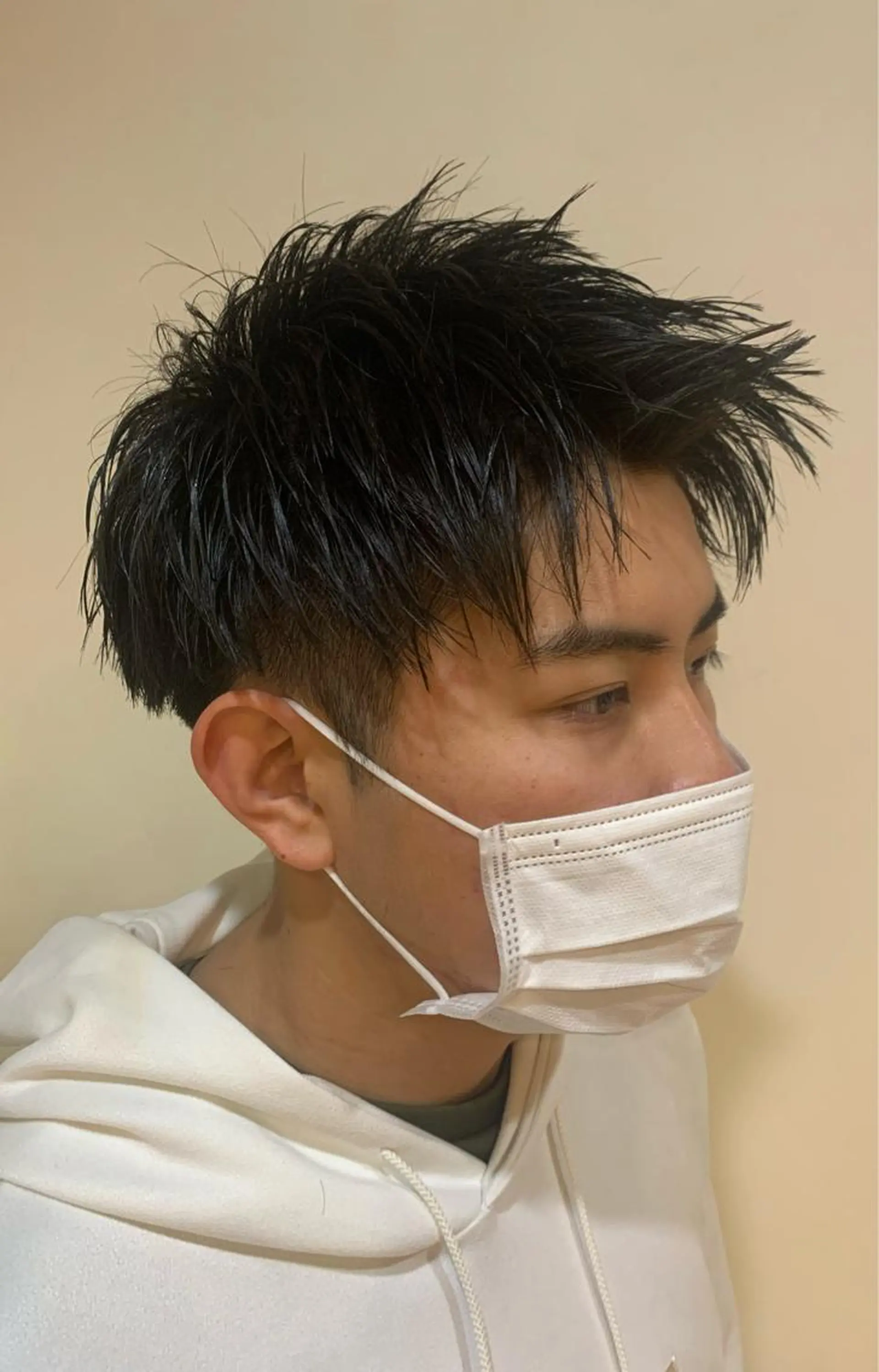 ショート カラー パーマ メンズ モヒカン カット 店長/髪質改善/ ナチュラル/松若　優のヘアスタイル
